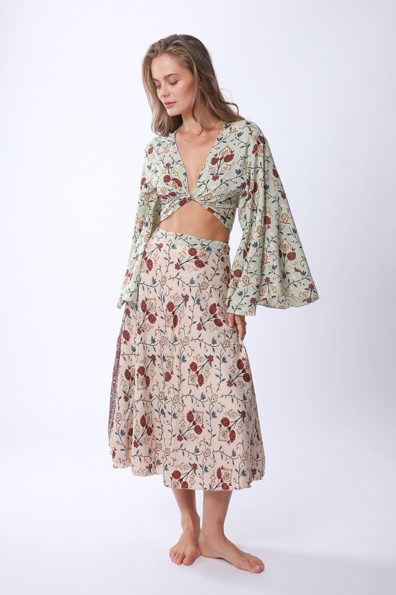 Midi Sunday Monday Wrap Skirt