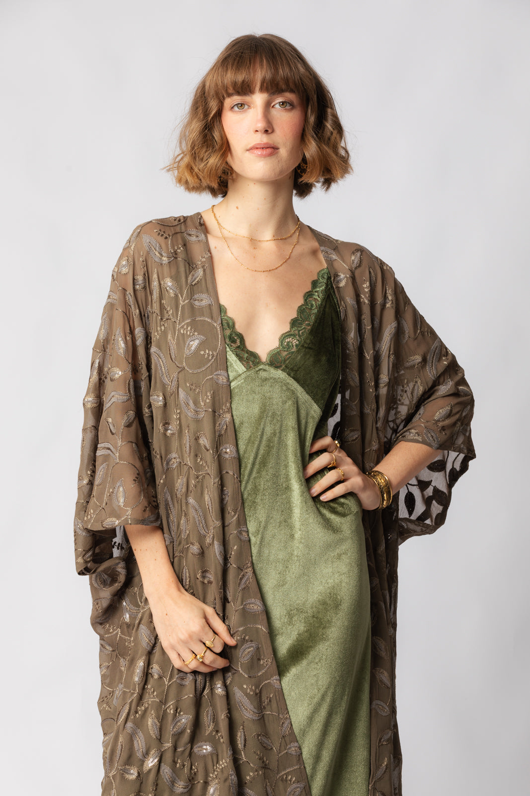 Shimmer Kimono