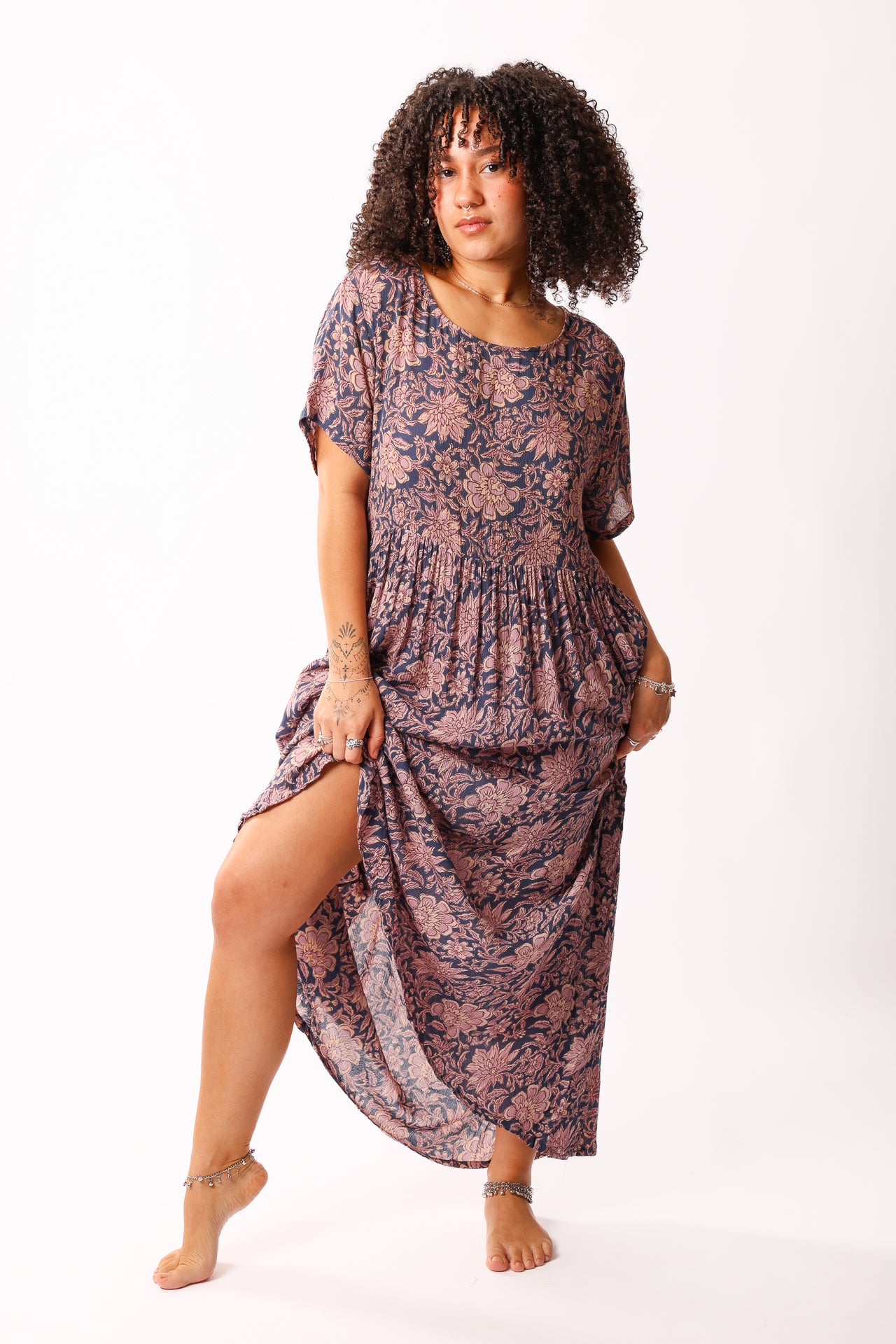 Scattered Flower Dress