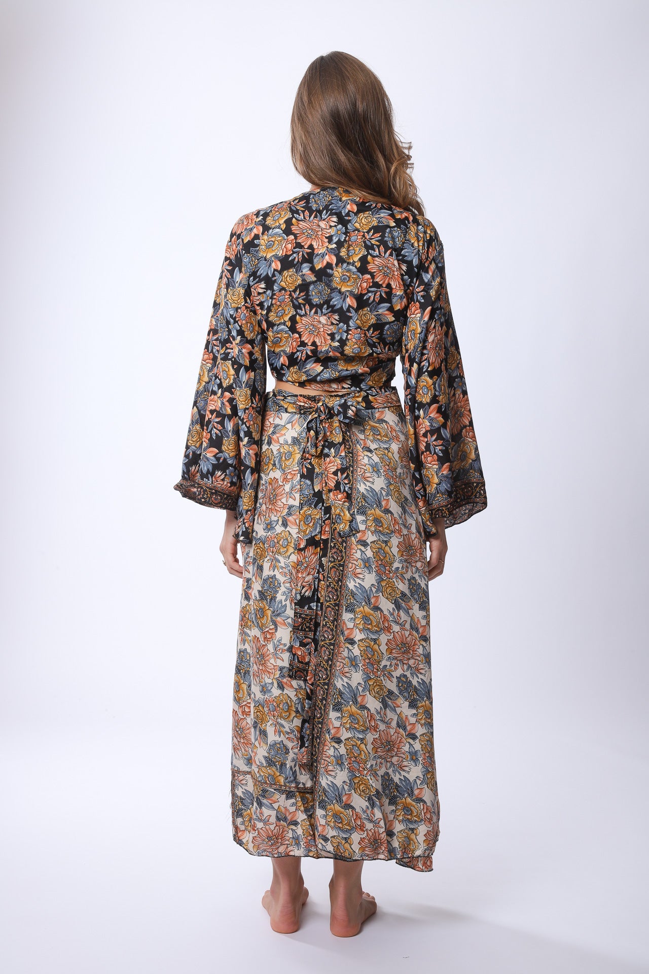 Long Sunday Monday Wrap Skirt