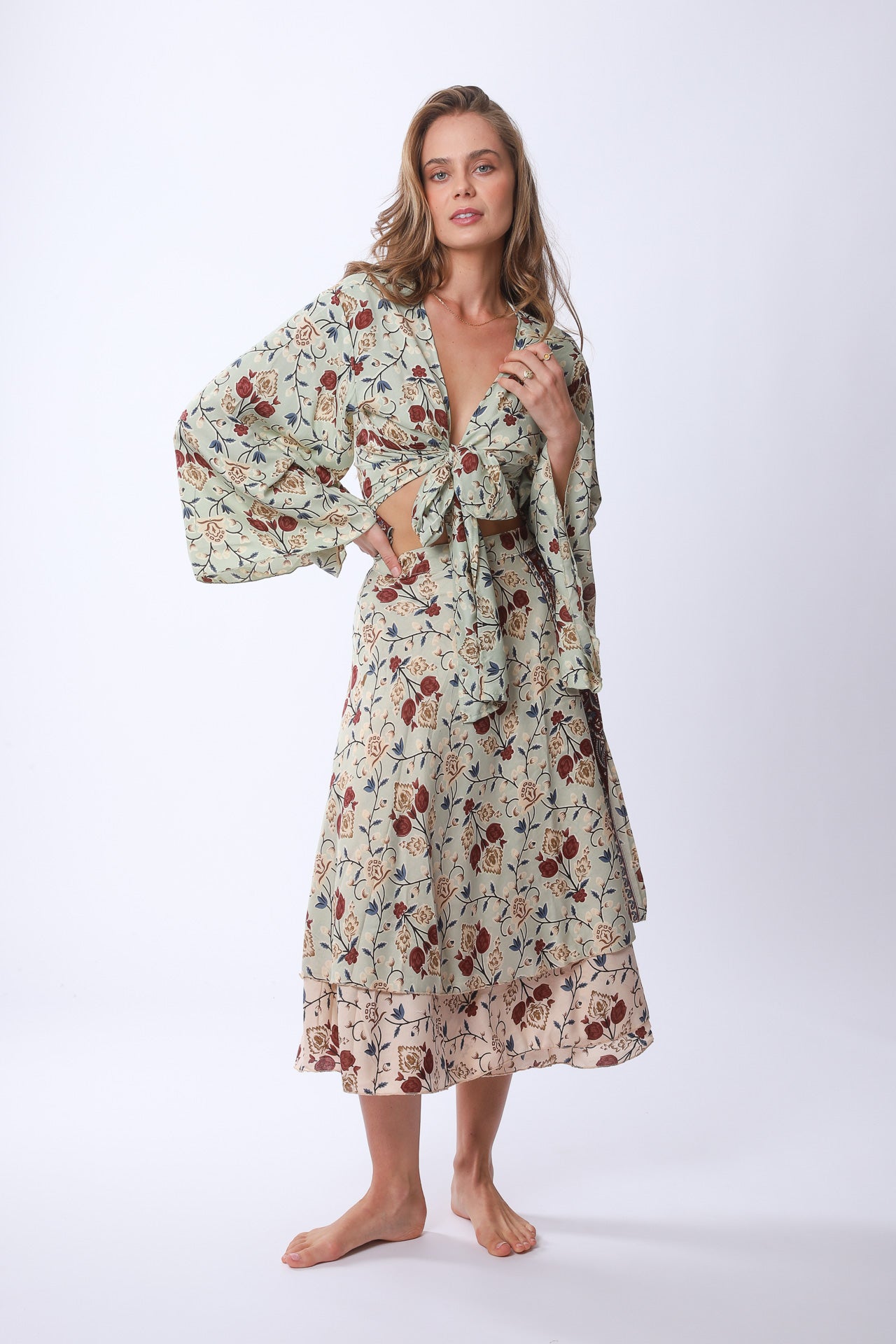 Midi Sunday Monday Wrap Skirt