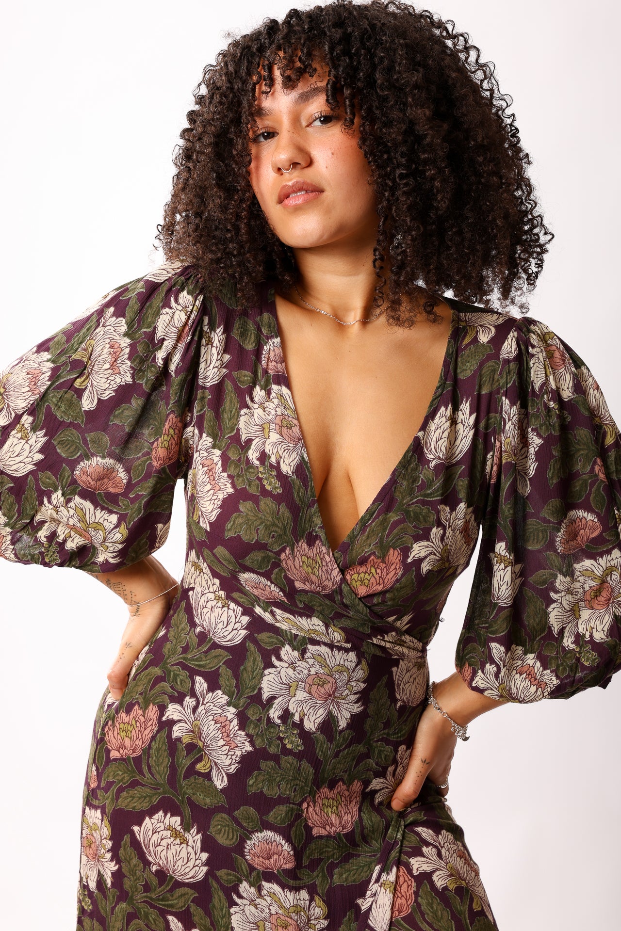 Rosewater Wrap Dress