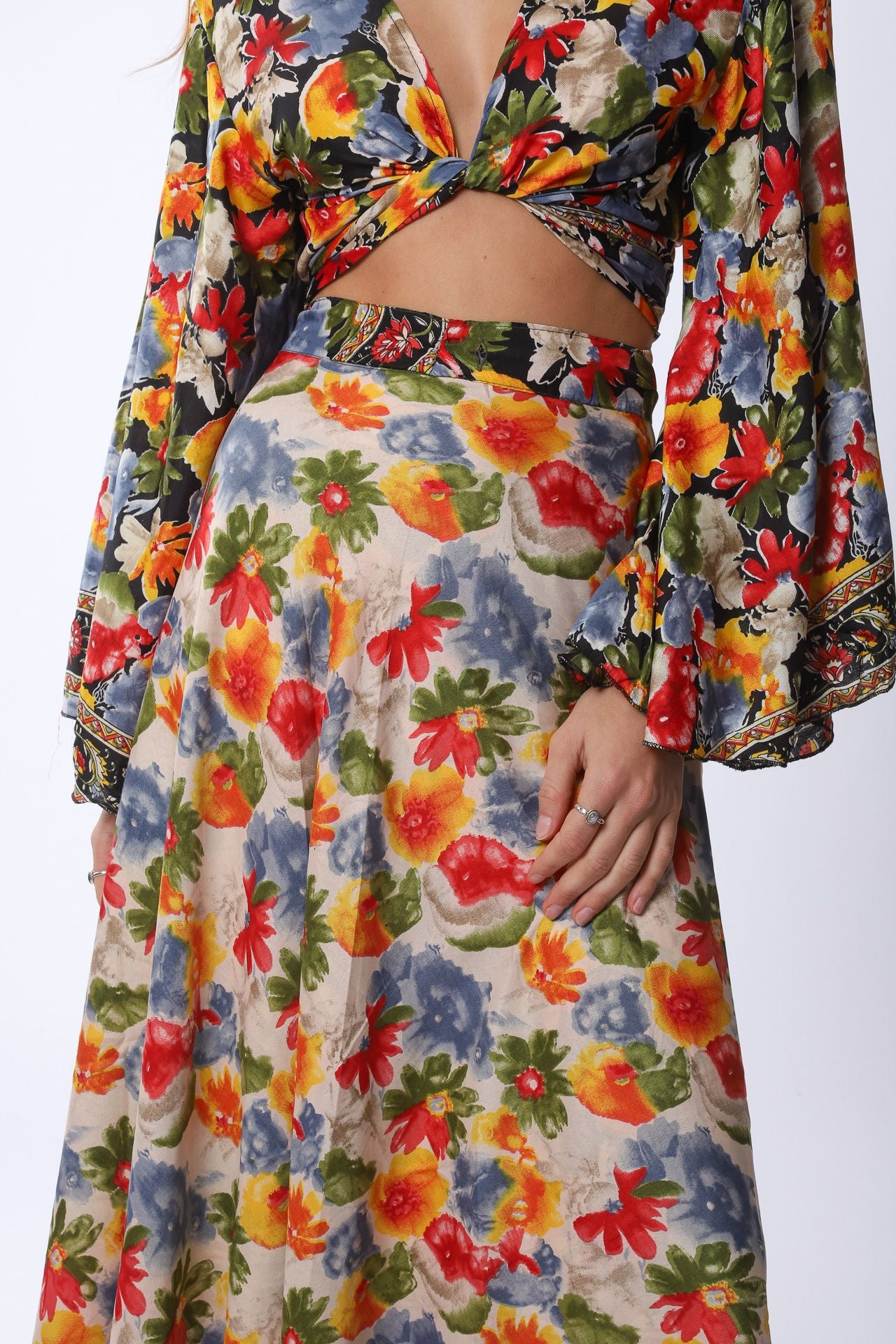 Midi Sunday Monday Wrap Skirt