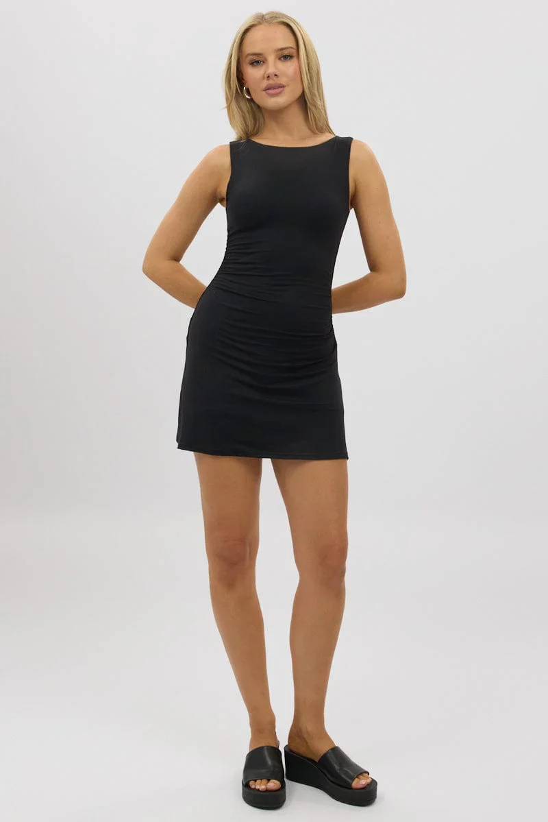 Black Mini Dress Sleeveless