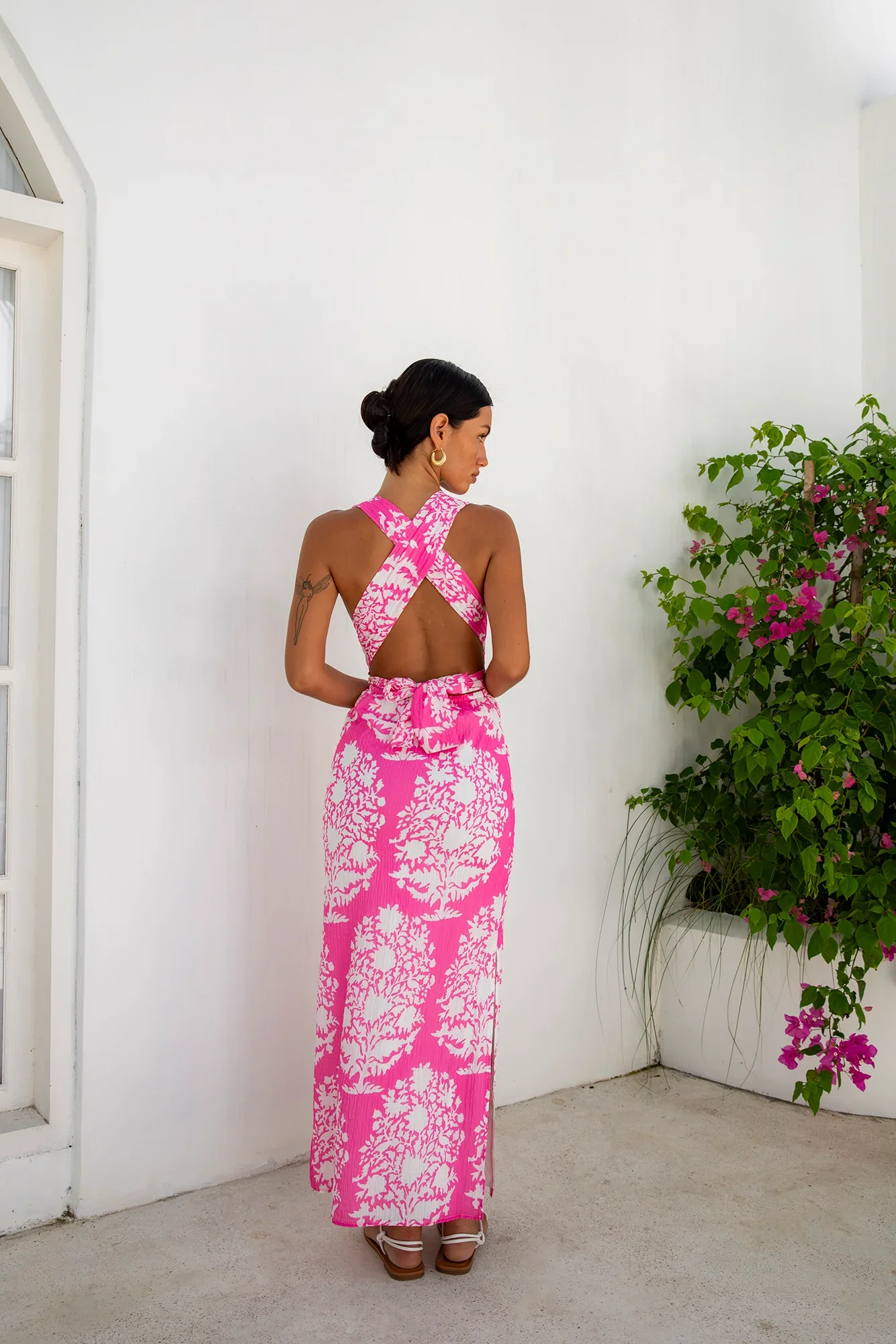 FORTUNATE ONE Harper Maxi Dress Pink