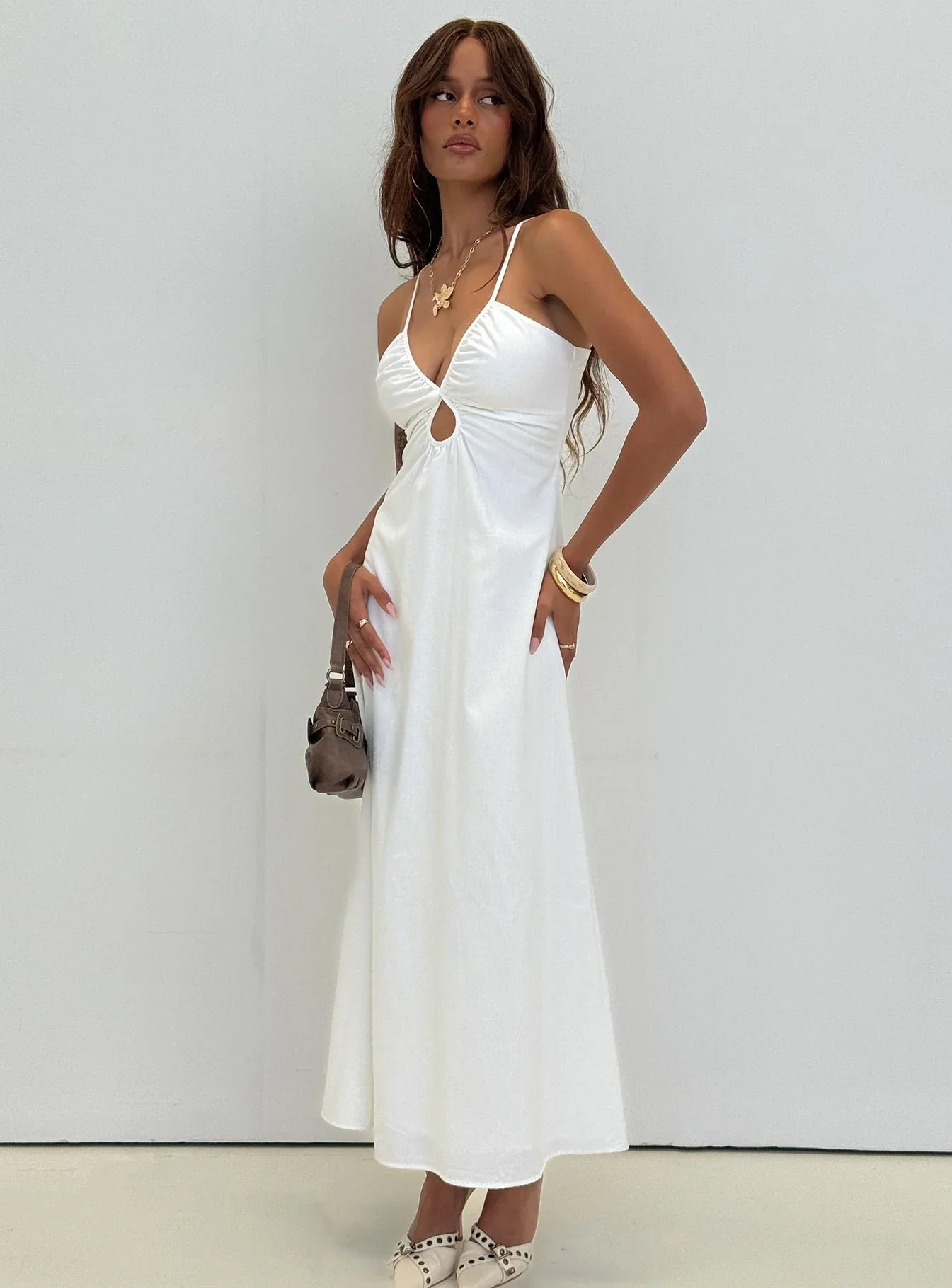 Harkonnen Maxi Dress White