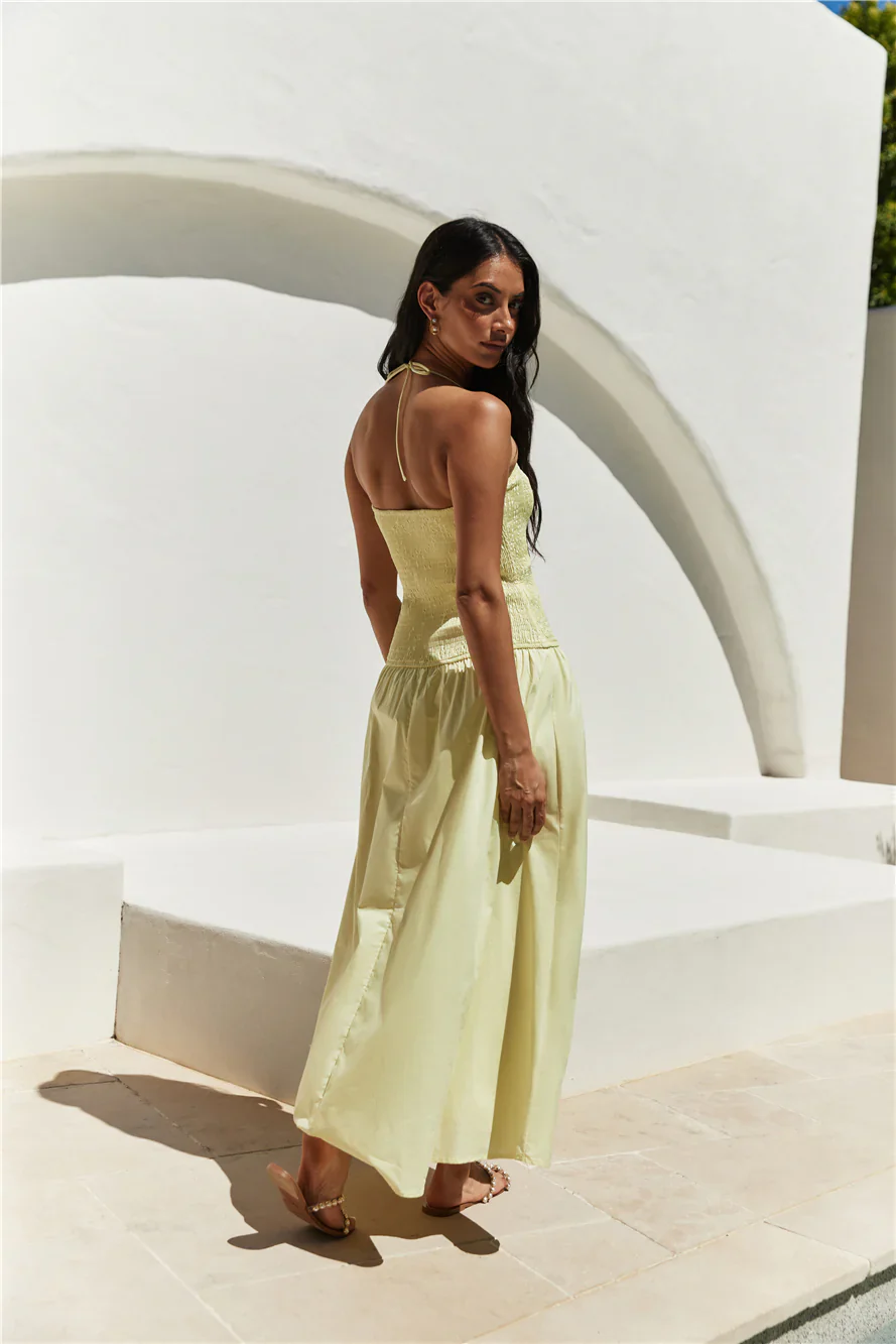 Blessed Destiny Maxi Dress Yellow