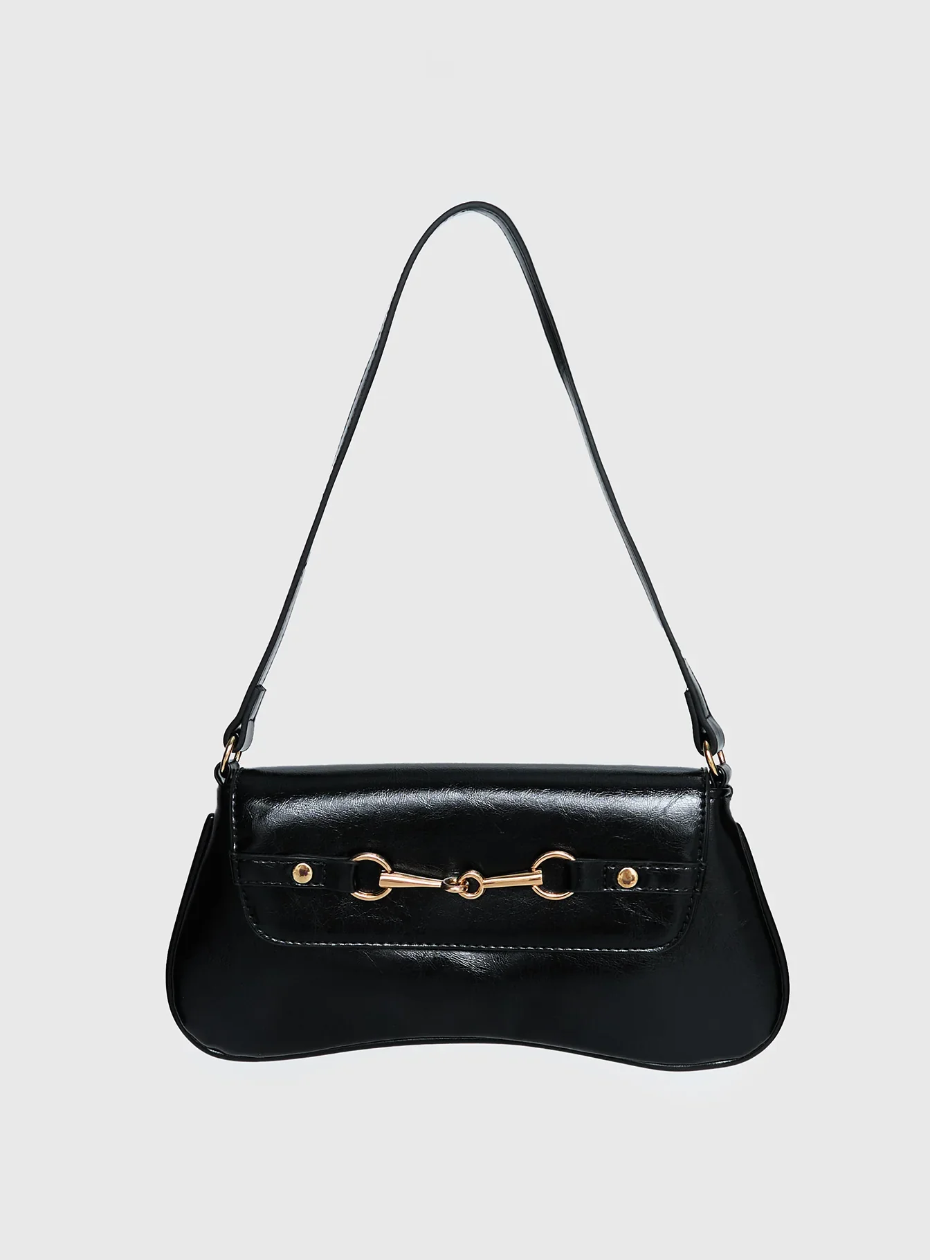Pulse Shoulder Bag Black / Gold