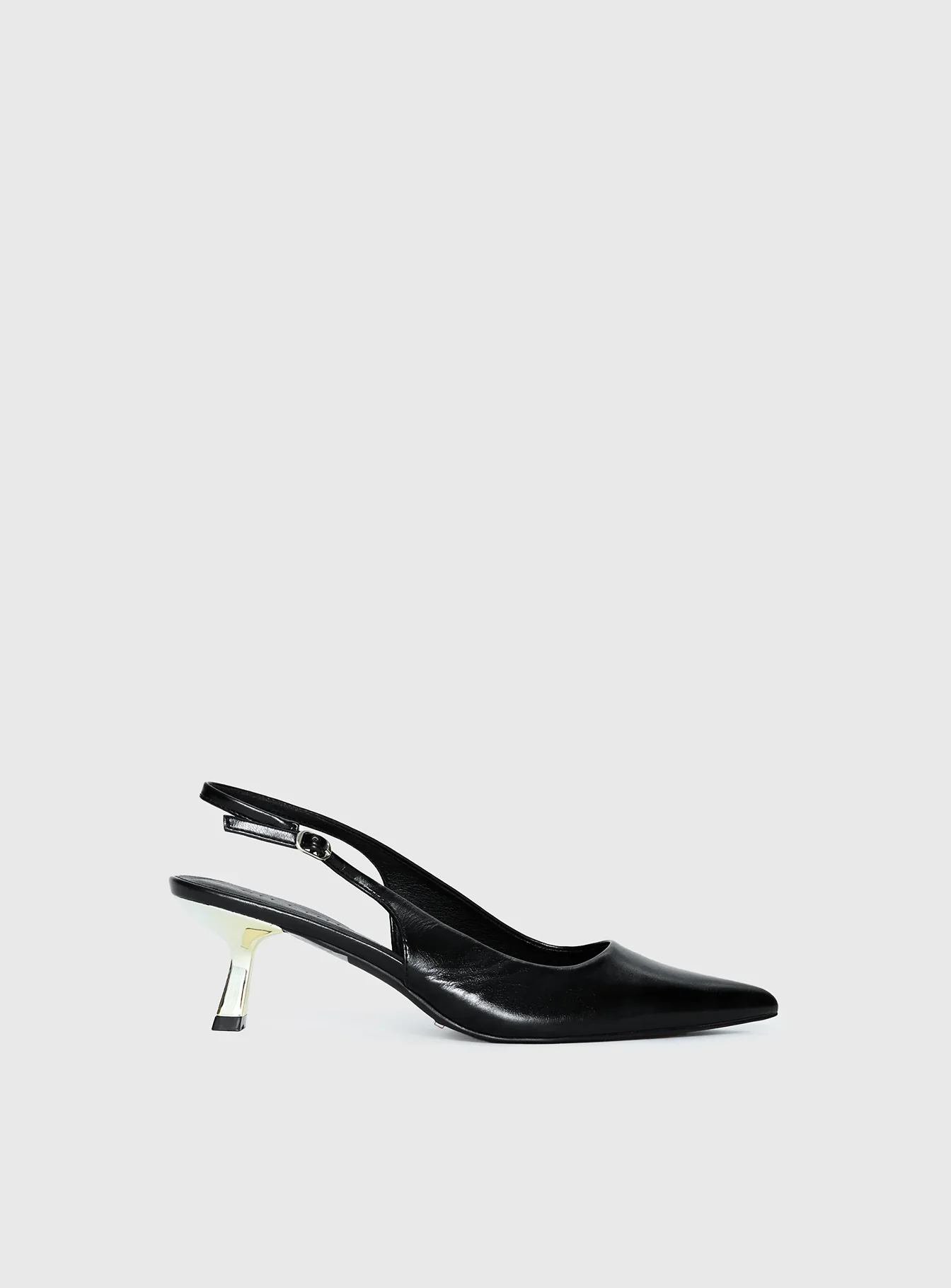 Billini Anaya Pointed Toe Heels Black / Gold