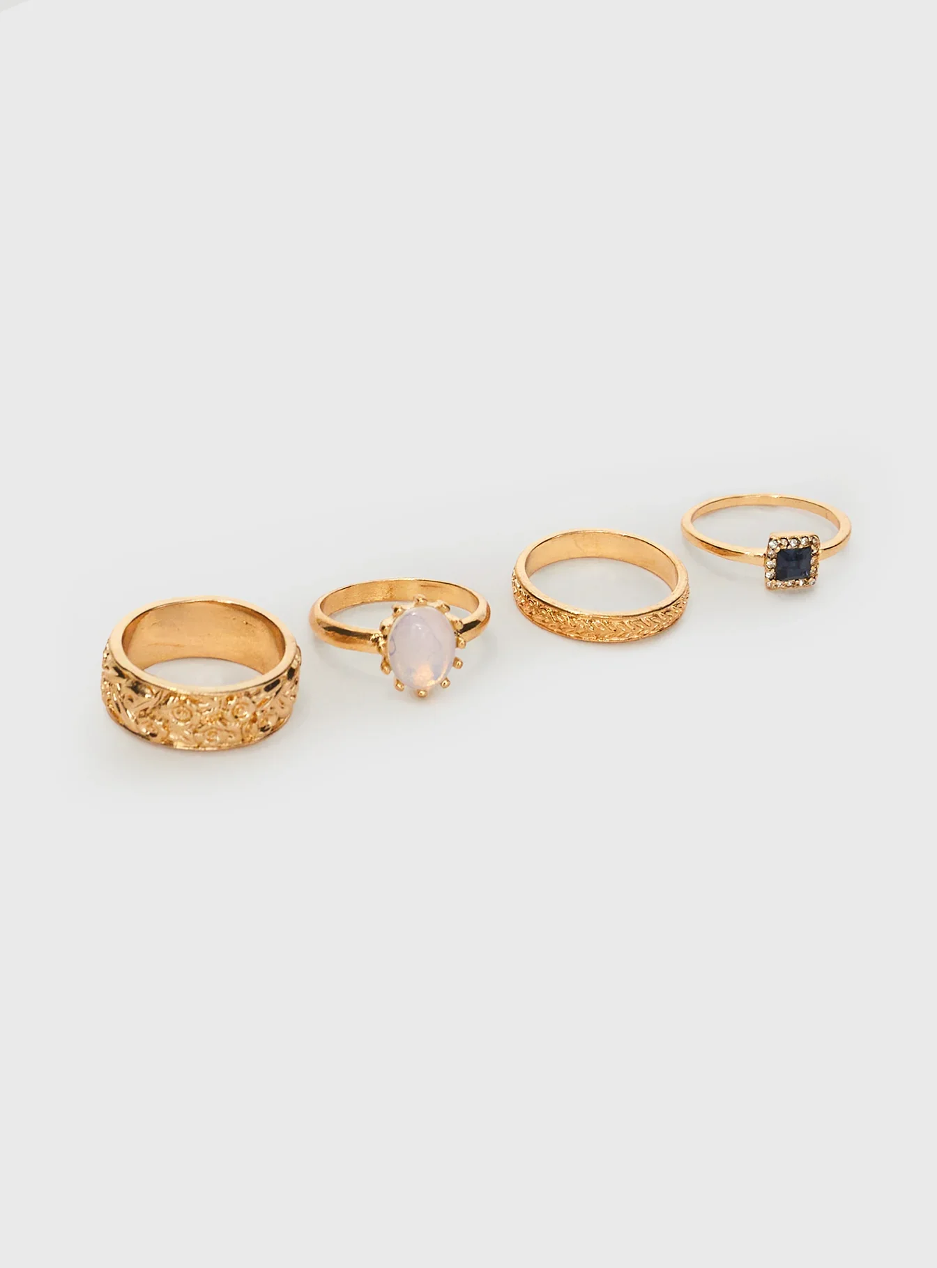Market Jewels Ring Pack Gold