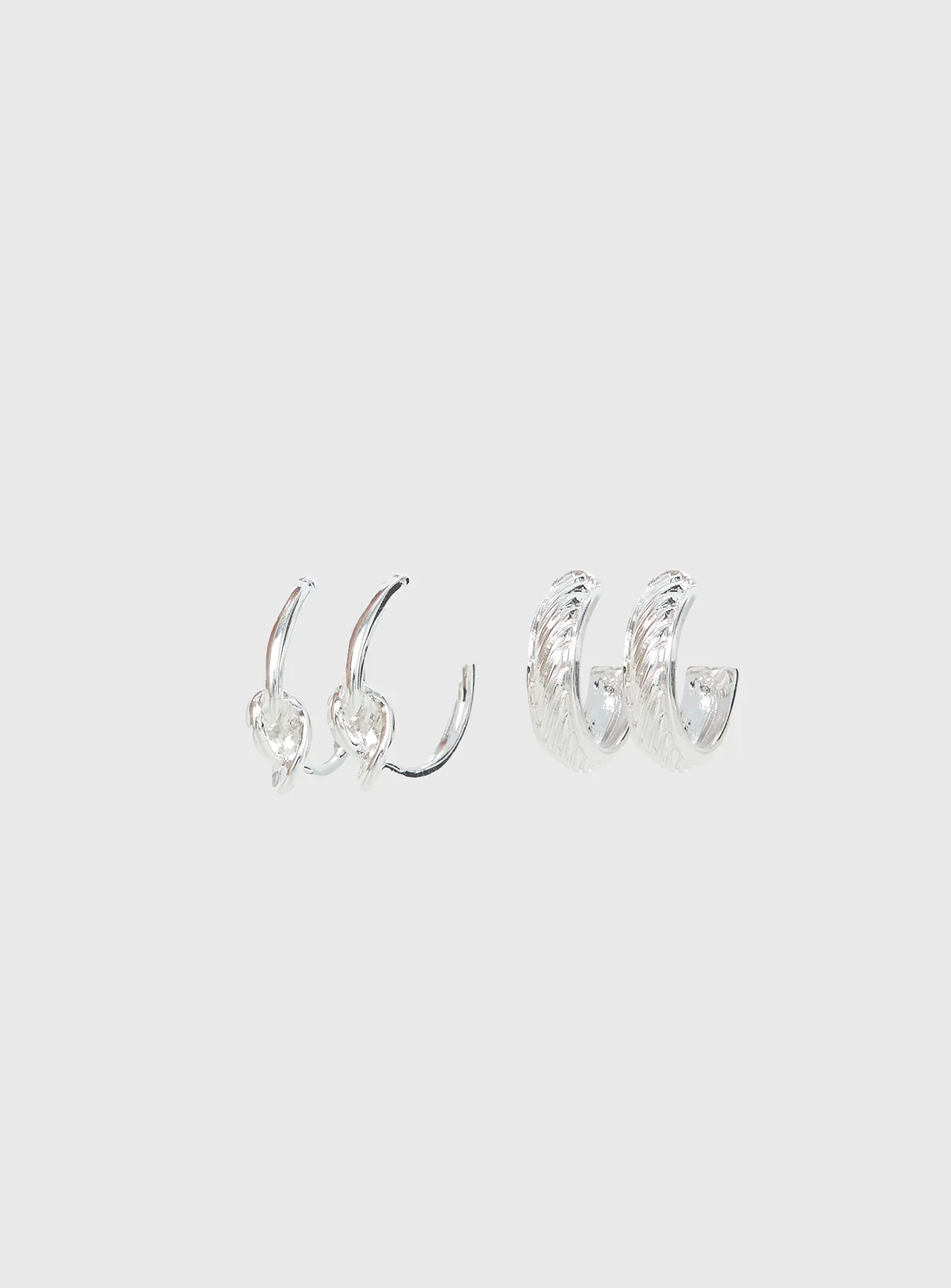 Moonshine Earring Set Silver