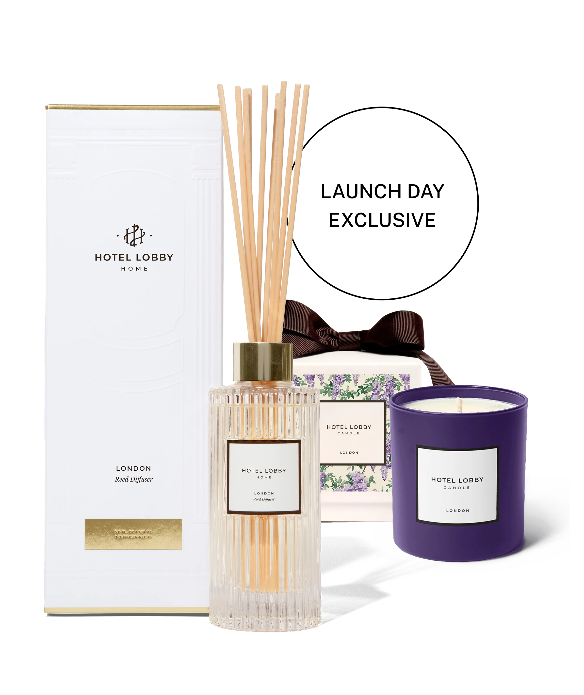 London Candle + Reed Diffuser Duo