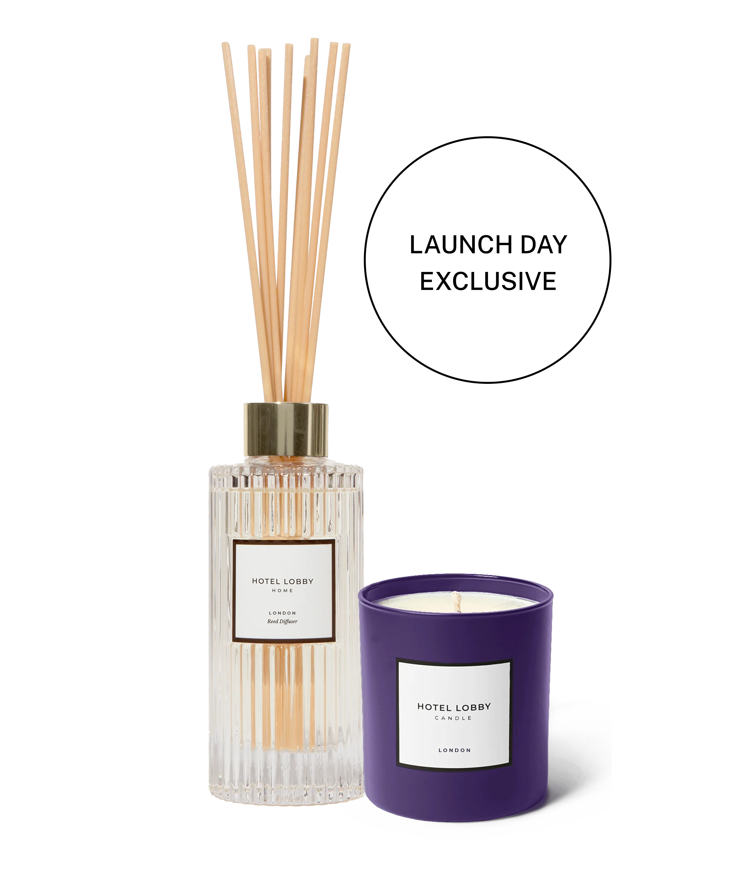 London Candle + Reed Diffuser Duo