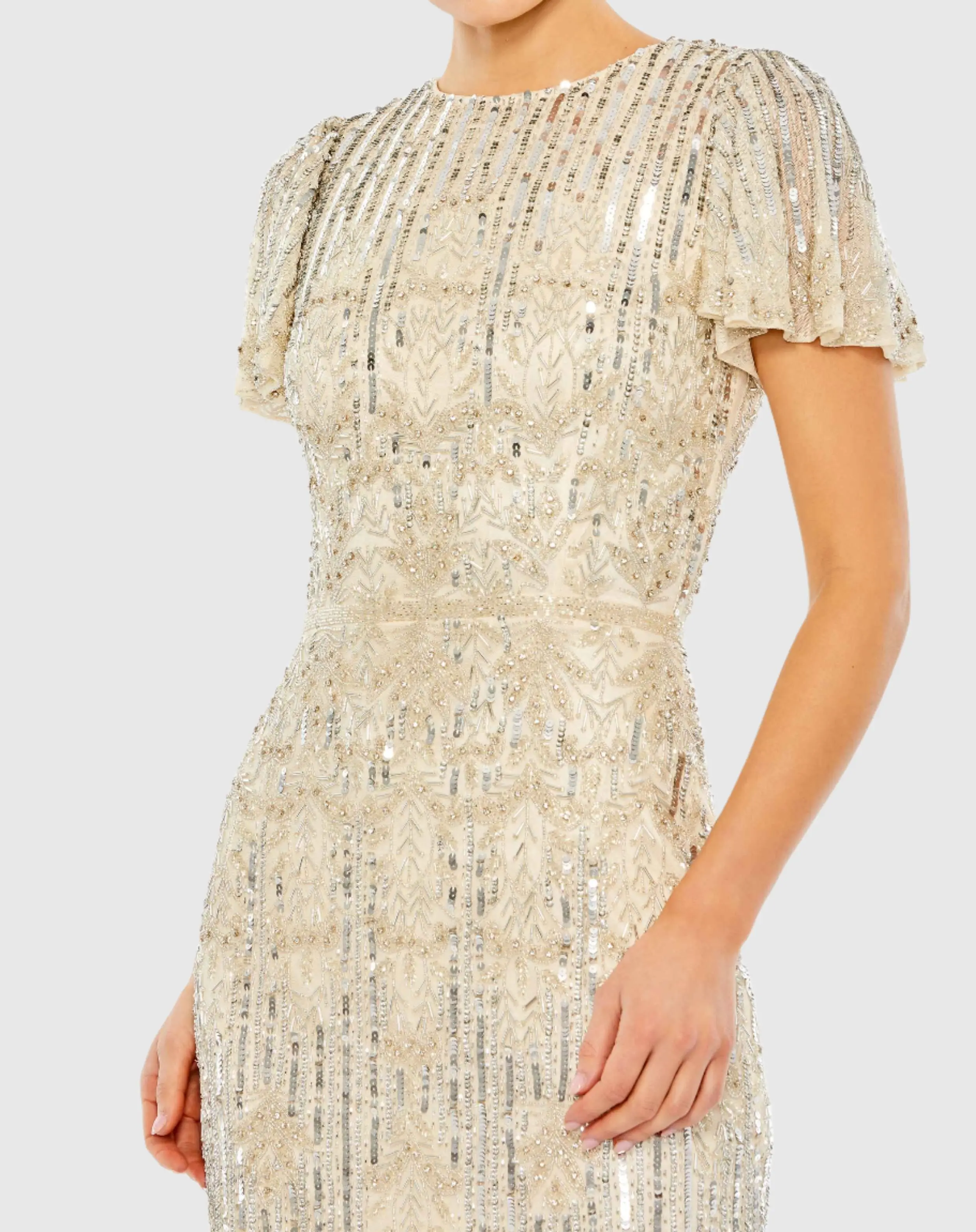 Stylish High Neck Dress