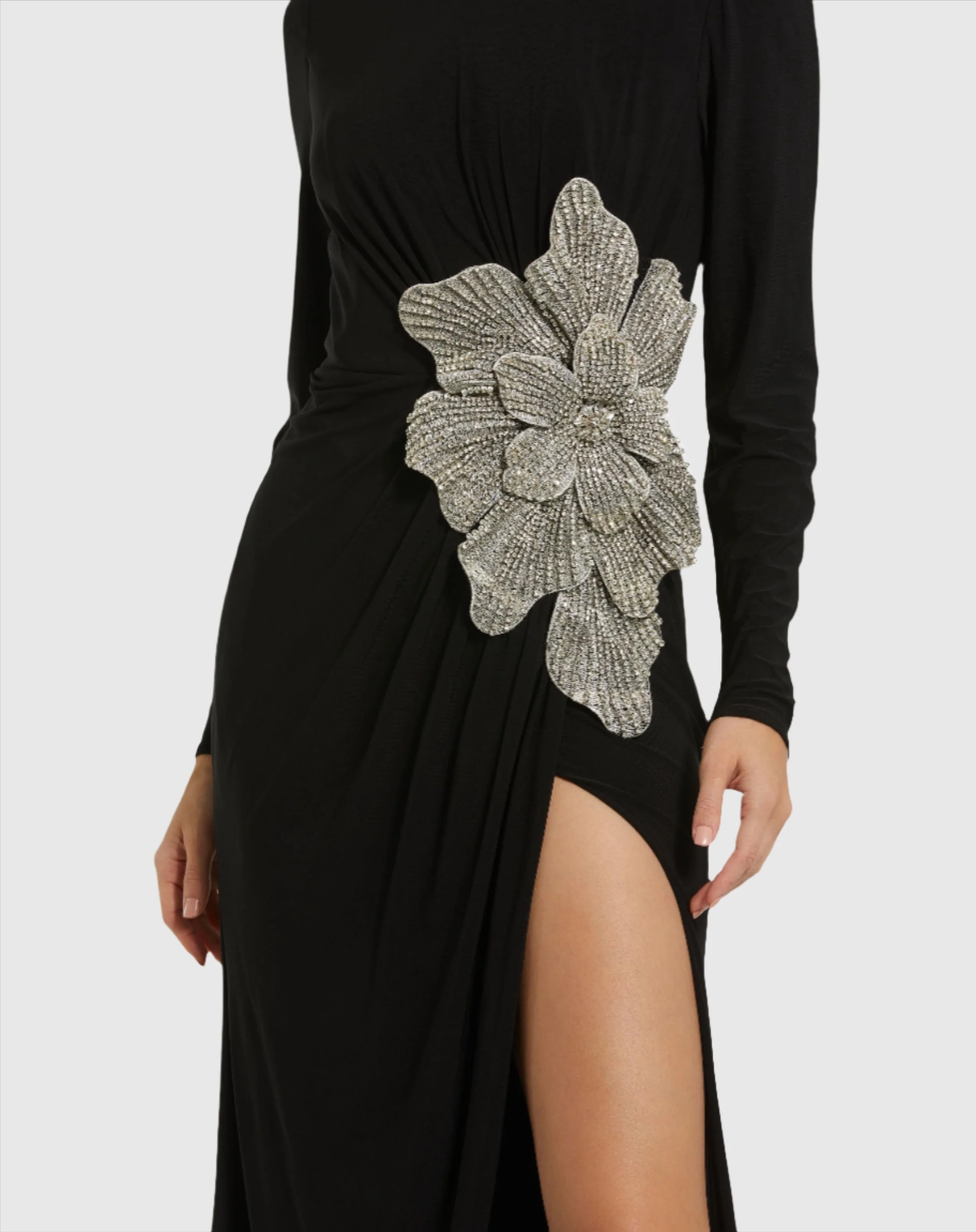 Floral Embellished Gown