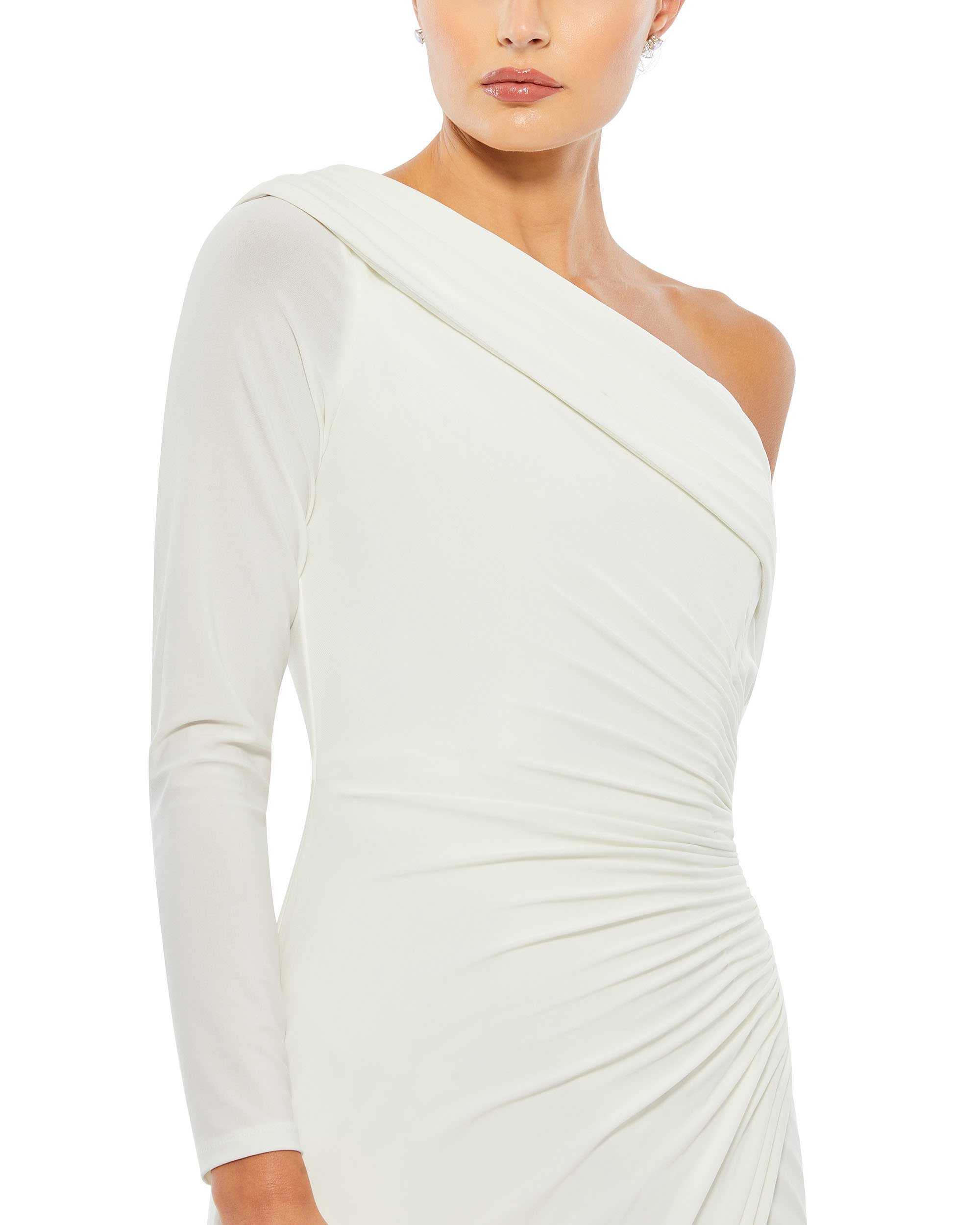 Ruched Jersey Gown