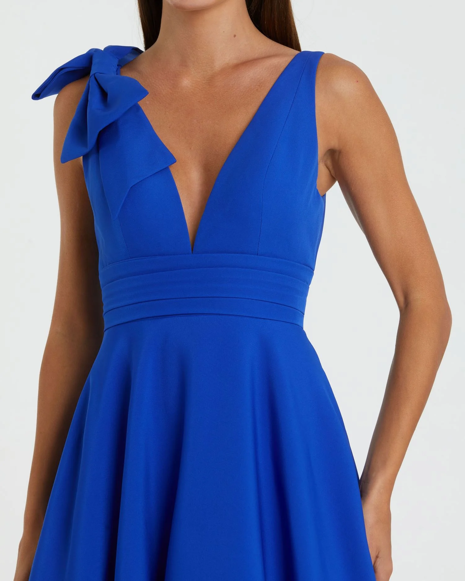 Elegant Crepe Ballgown