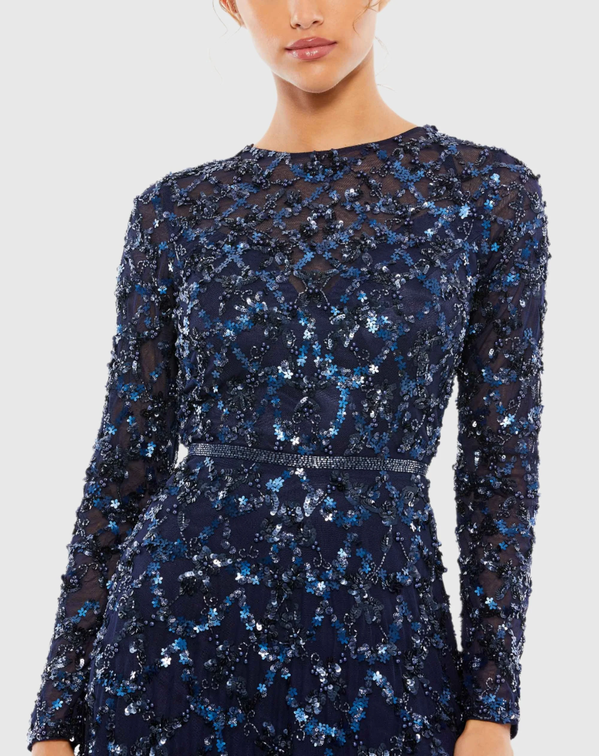 Stunning Embellished A-Line Gown
