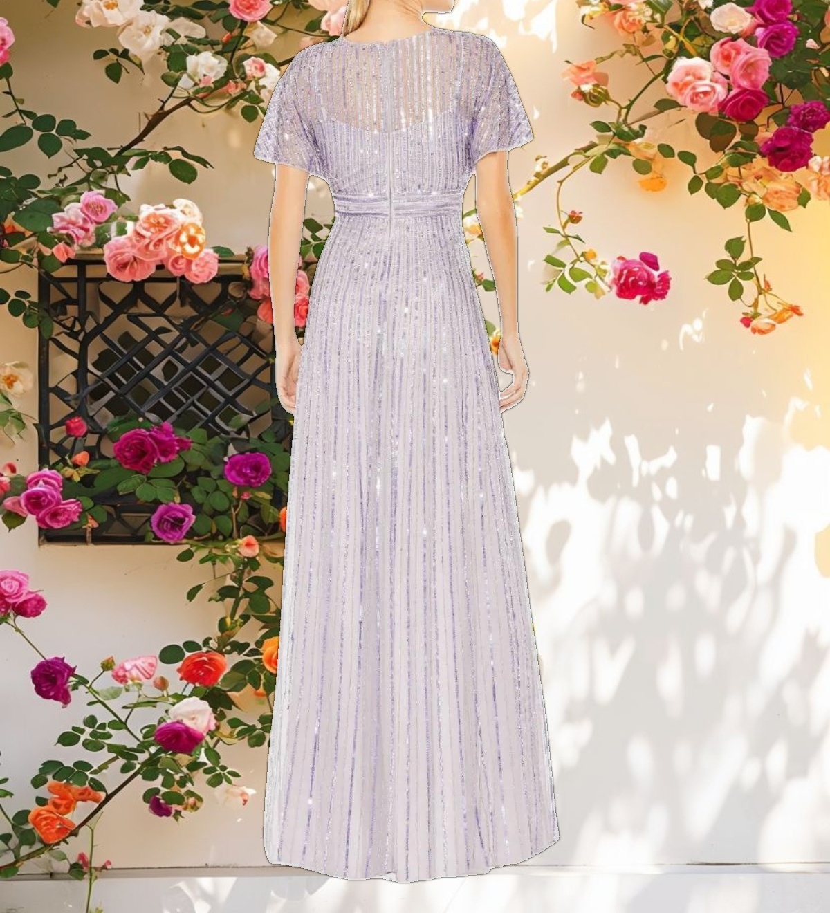 Shimmering A-line Dress