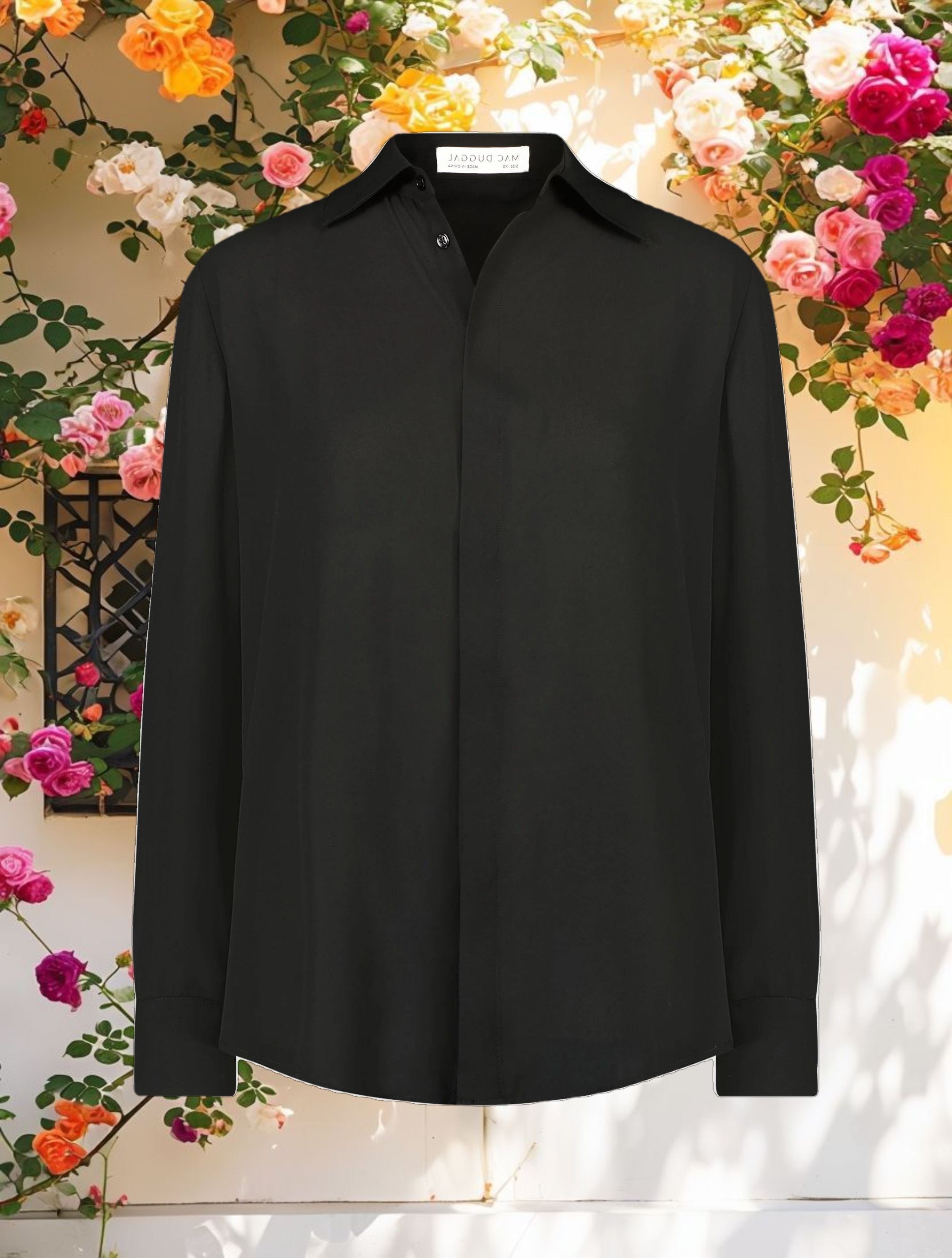 Bentley Long Sleeve Button Up Georgette Blouse