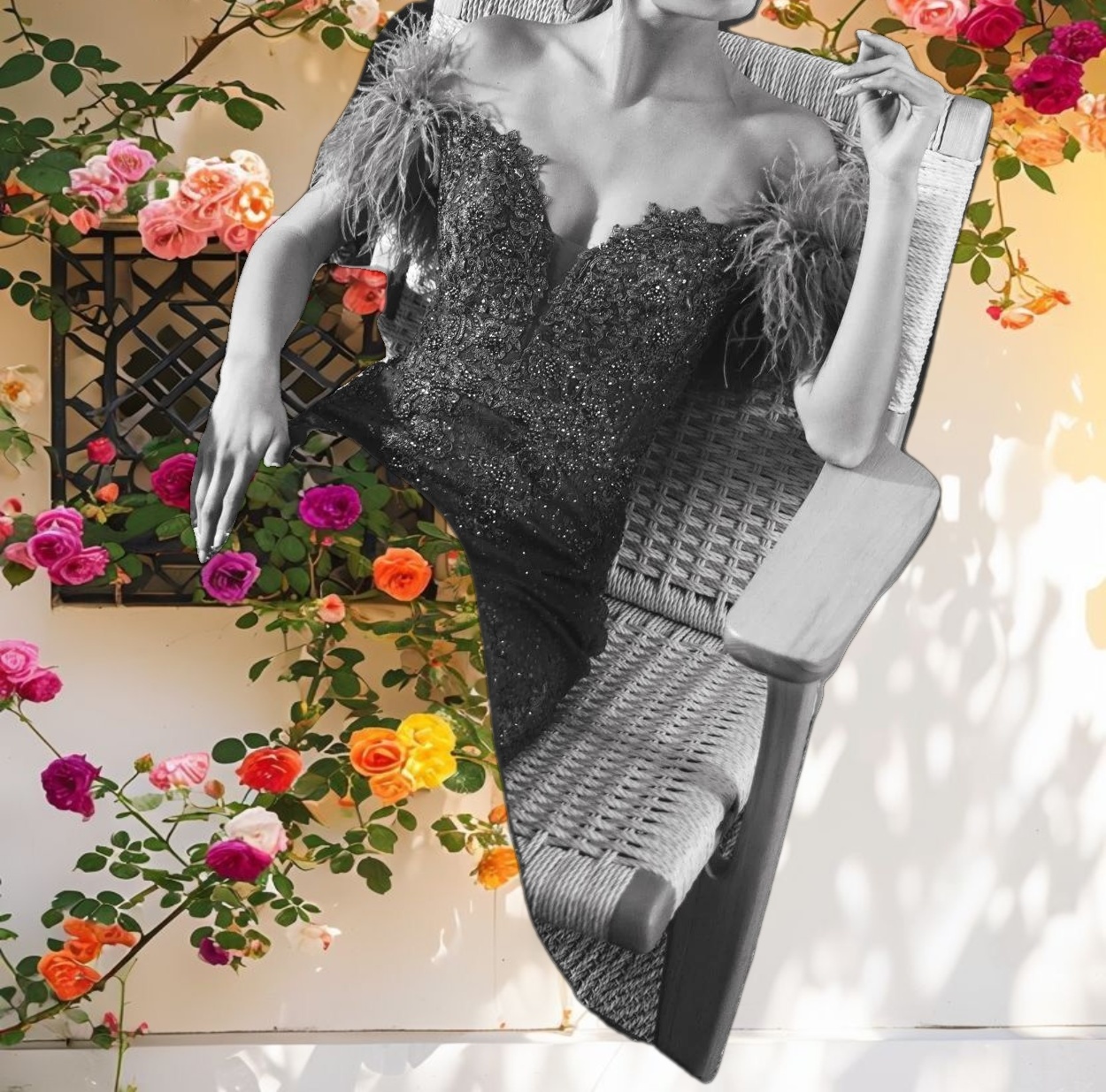 Embellished Sleeveless Gown