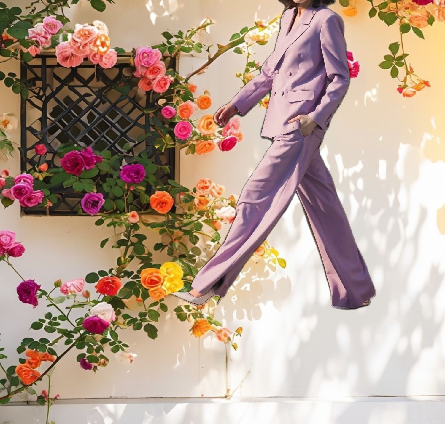 Classic Crepe Wide Leg Trouser