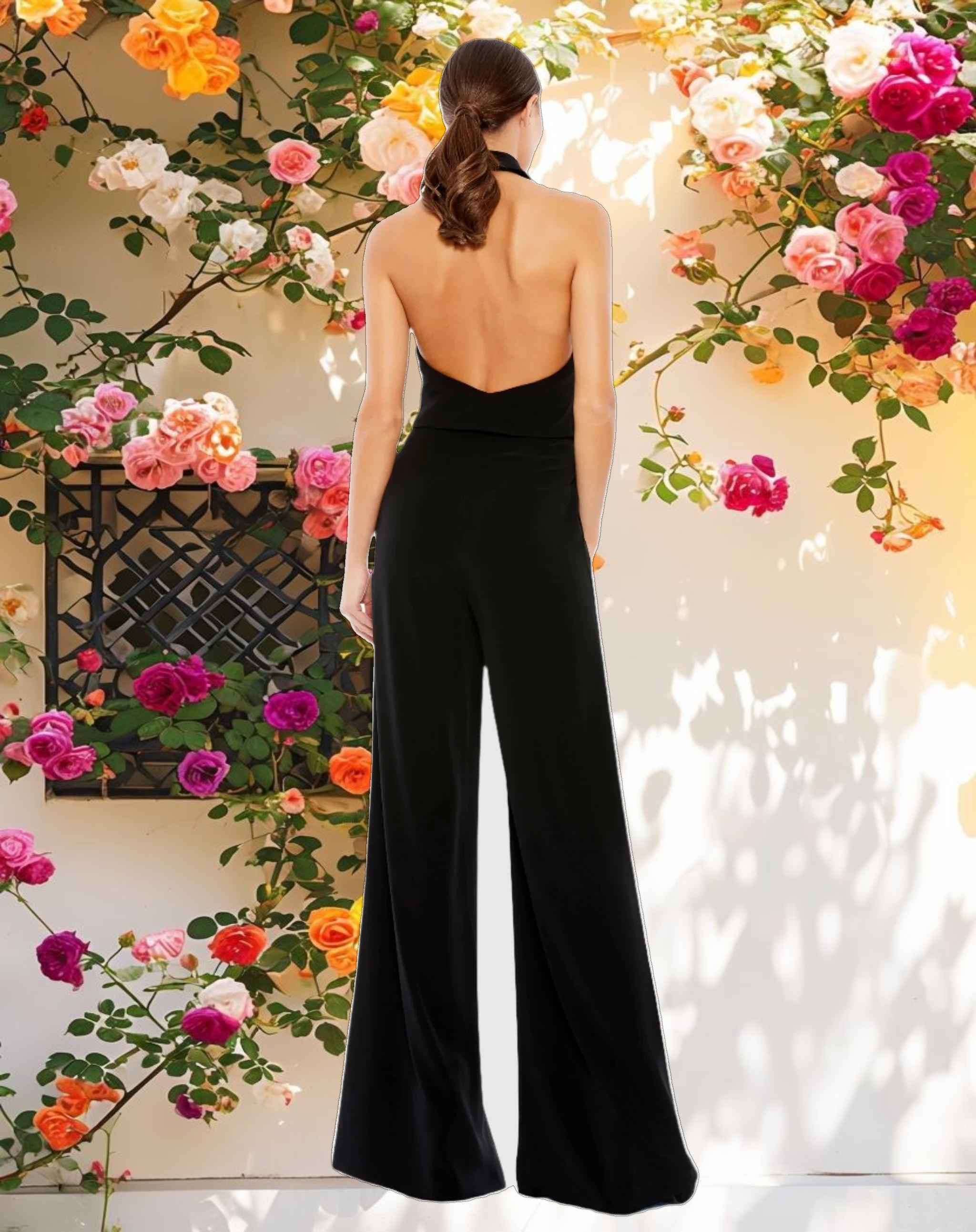 Black Halter Jumpsuit