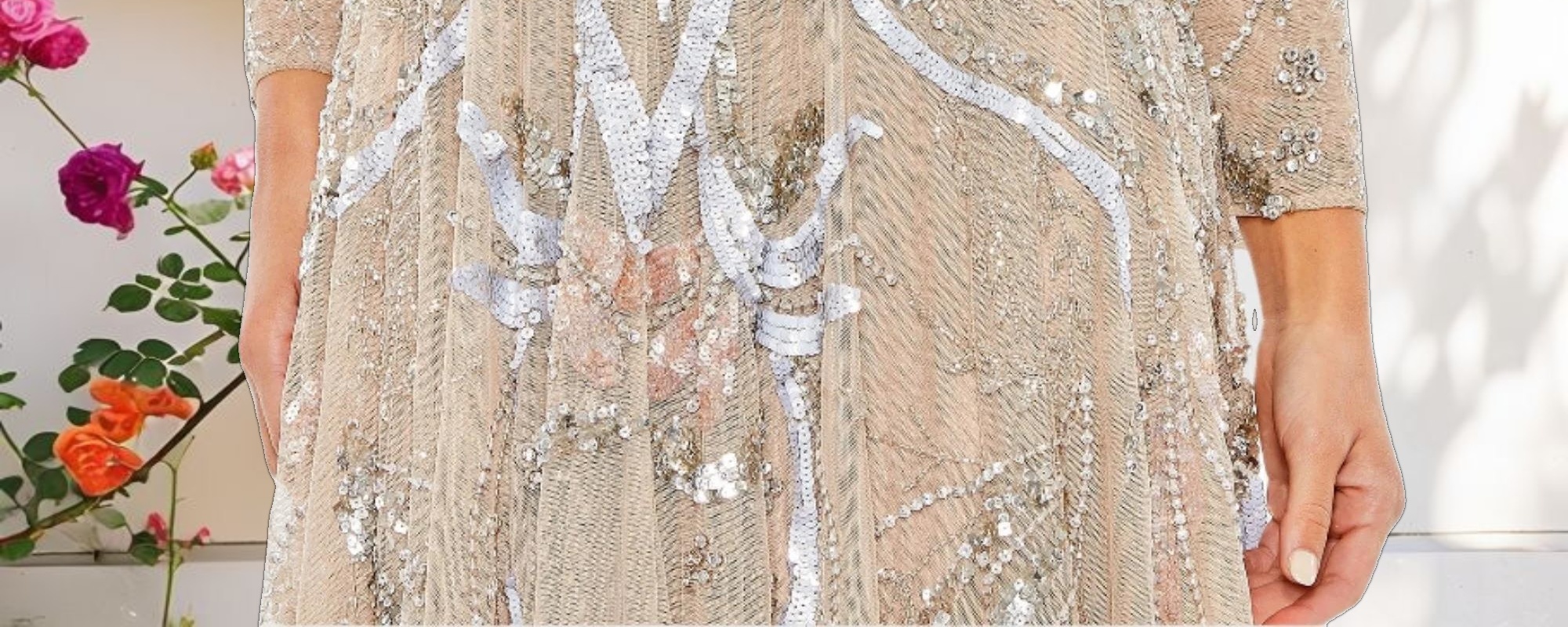 Elegant Embellished Evening Gown