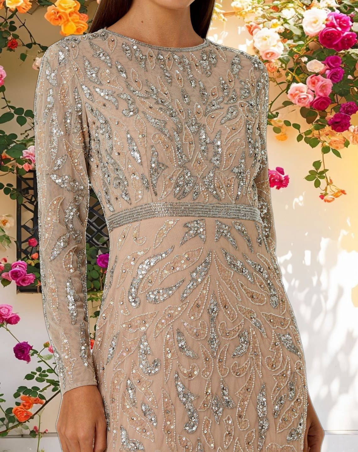 Beaded Evening Gown