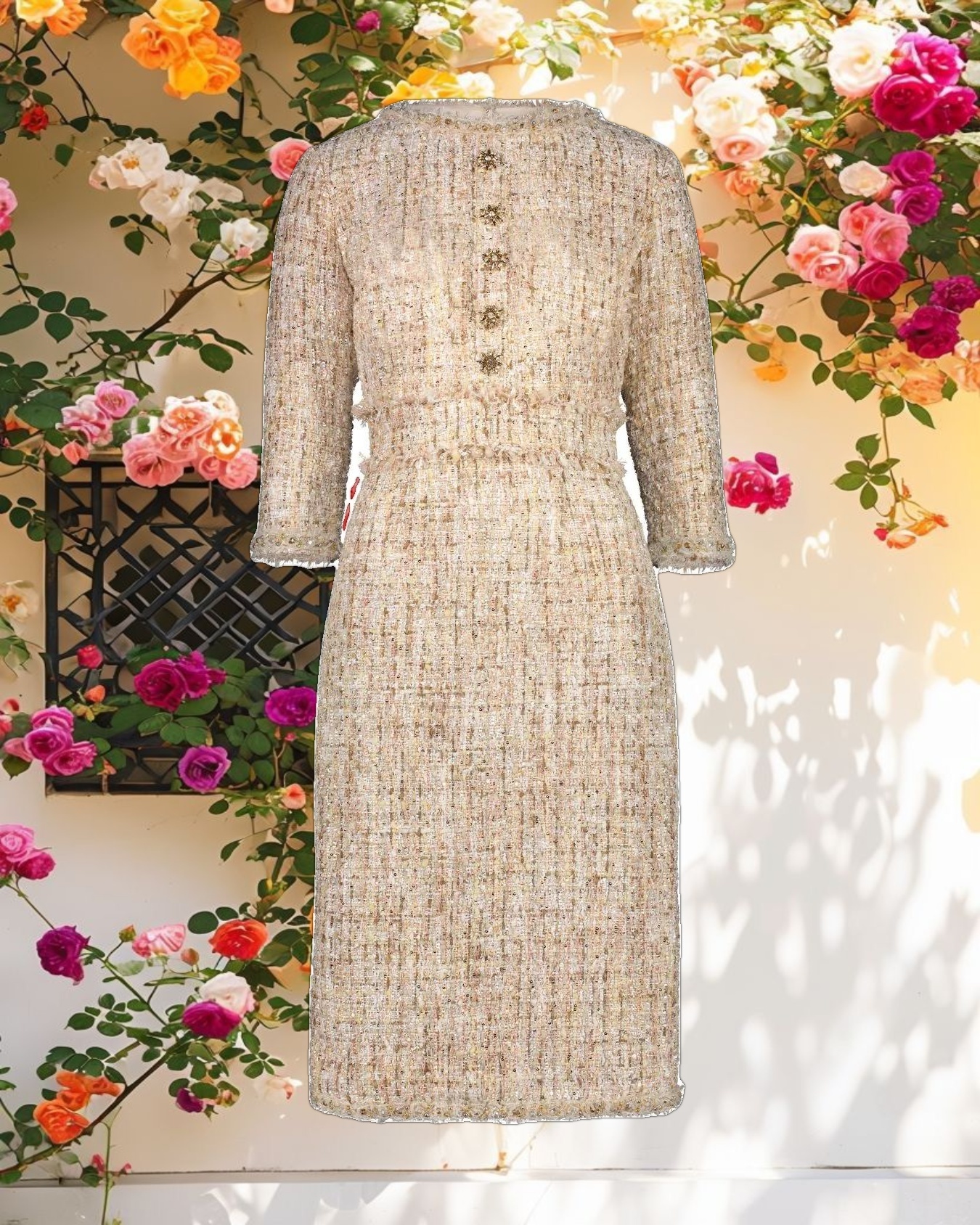 Boucle fabric (100% polyester)