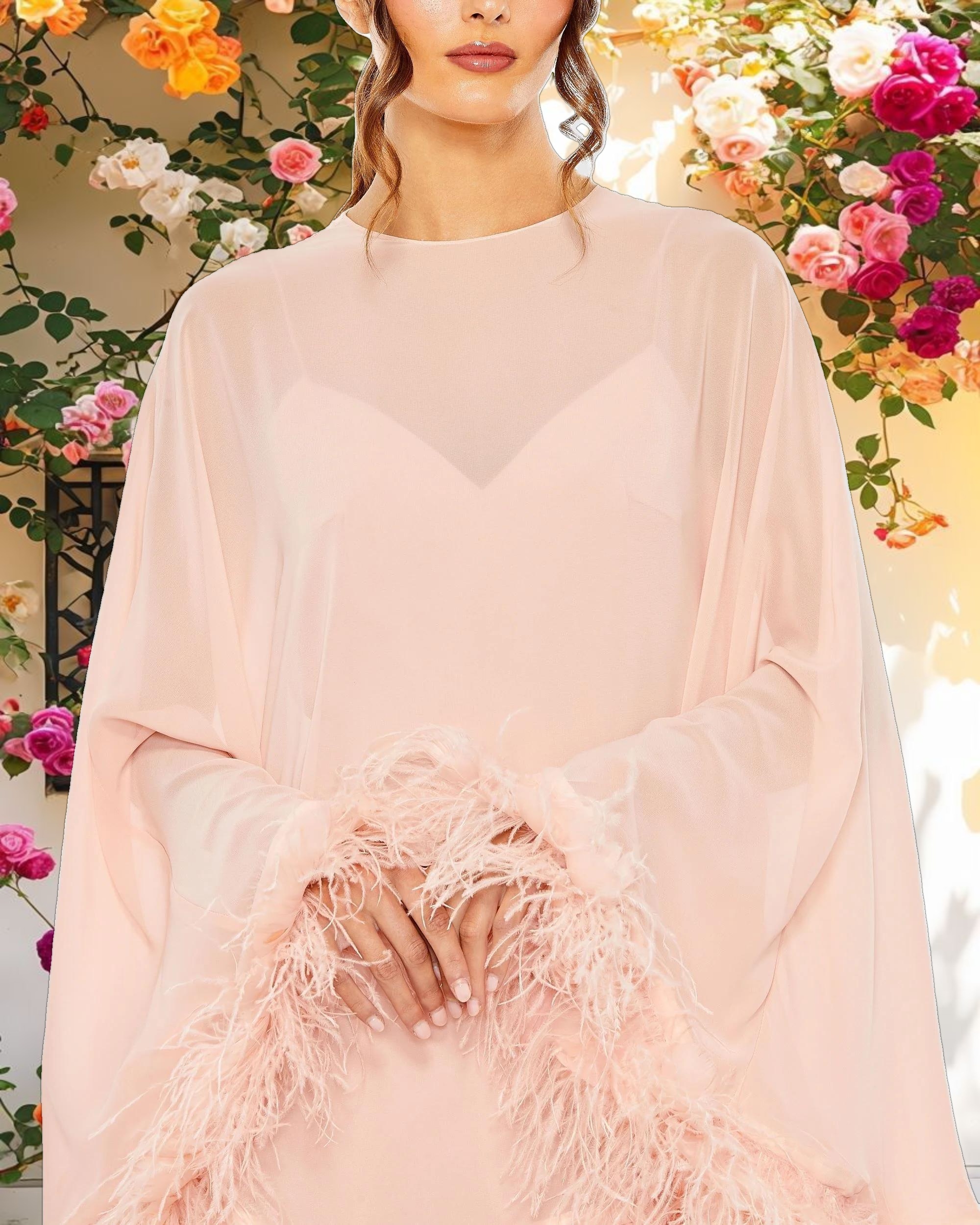 Fancy Trim Mini Dress