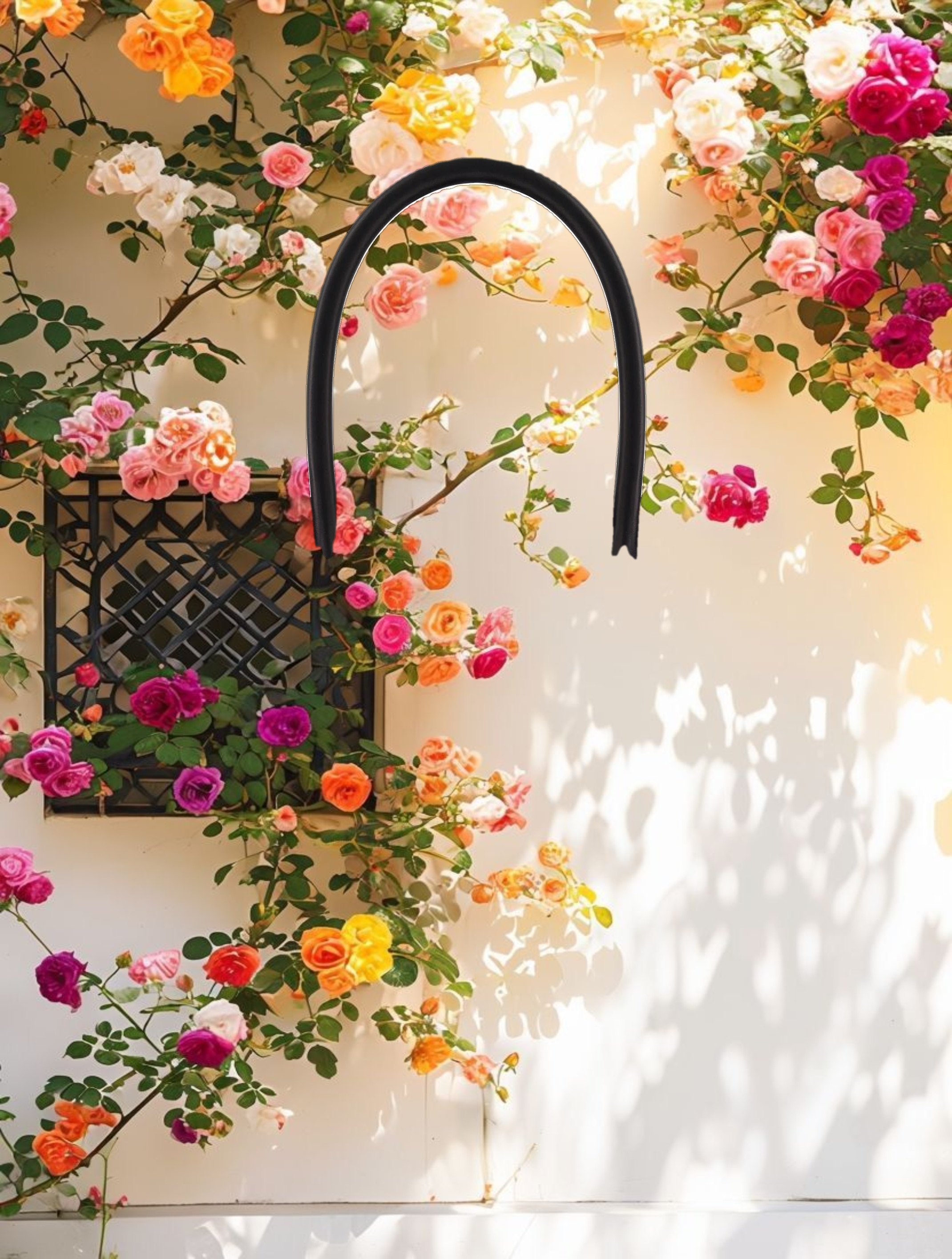 Large Leather Briefcase Bag With Gold Hardware