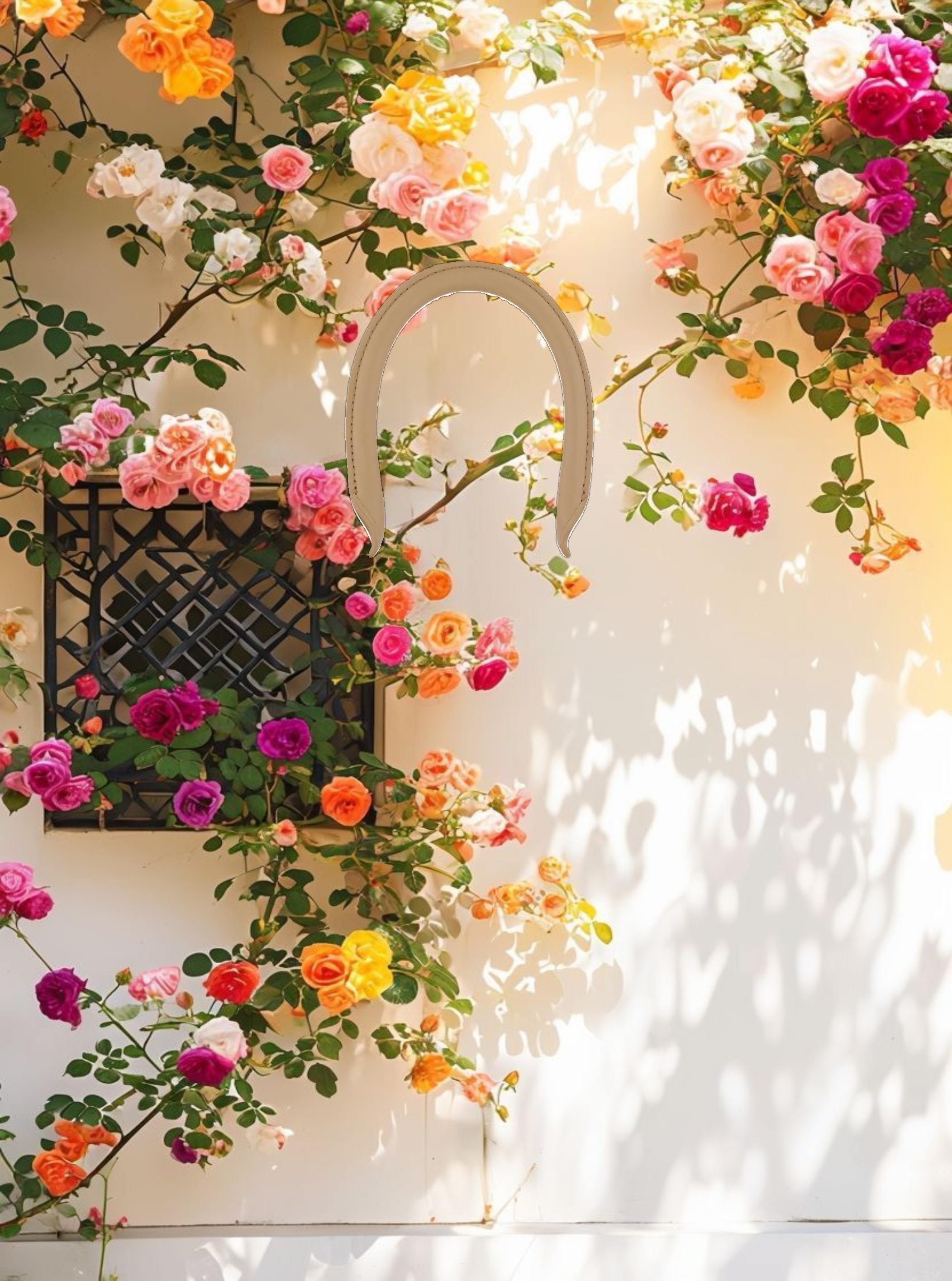 Angular Small Leather Handbag With Gold Hardware