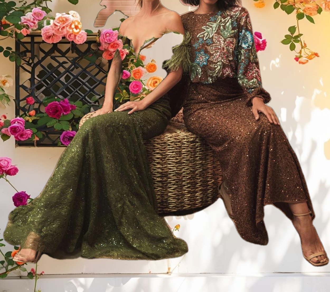 Embellished Sleeveless Gown