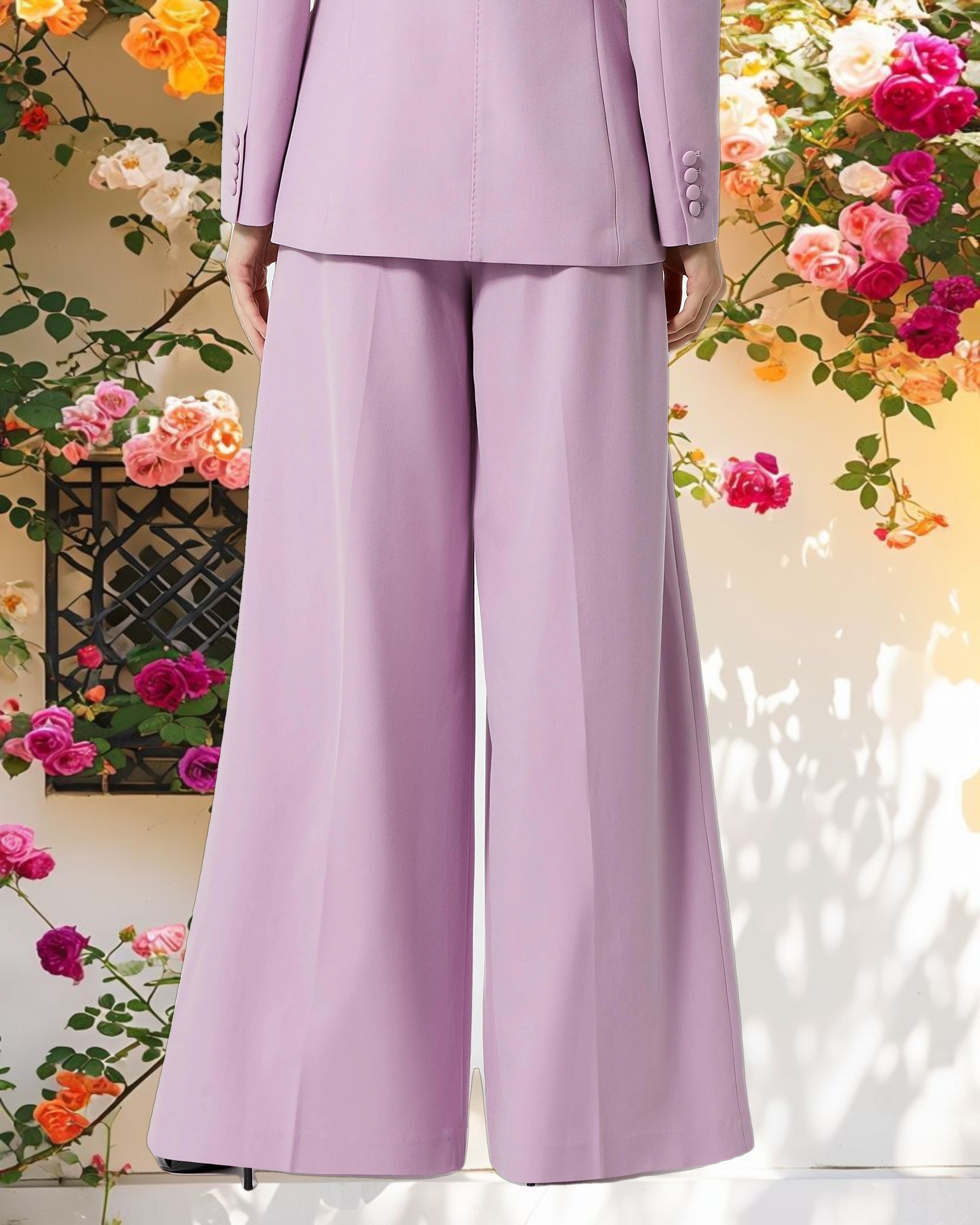 Classic Crepe Wide Leg Trouser
