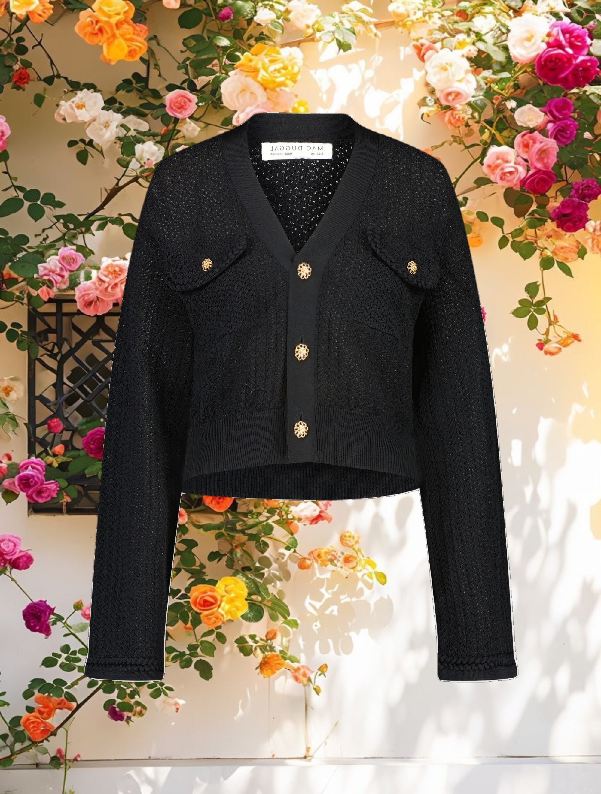 Flare Long Sleeve Cardigan