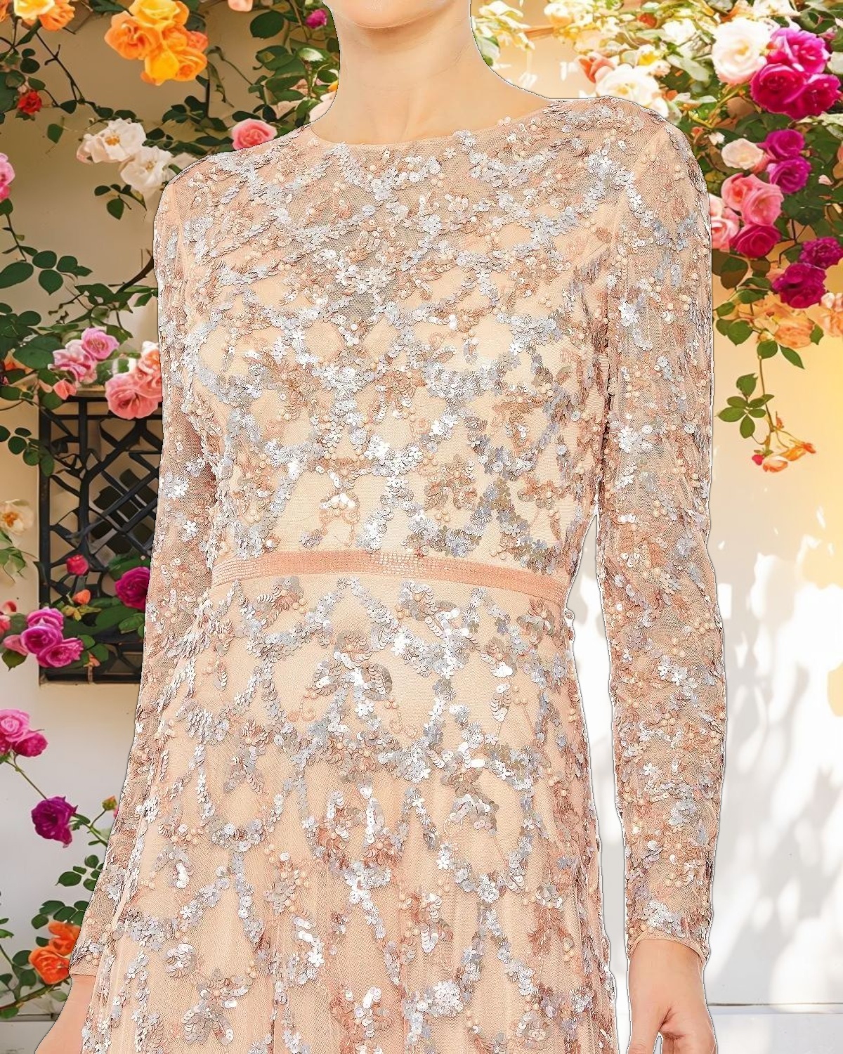 Ethereal Mesh Gown