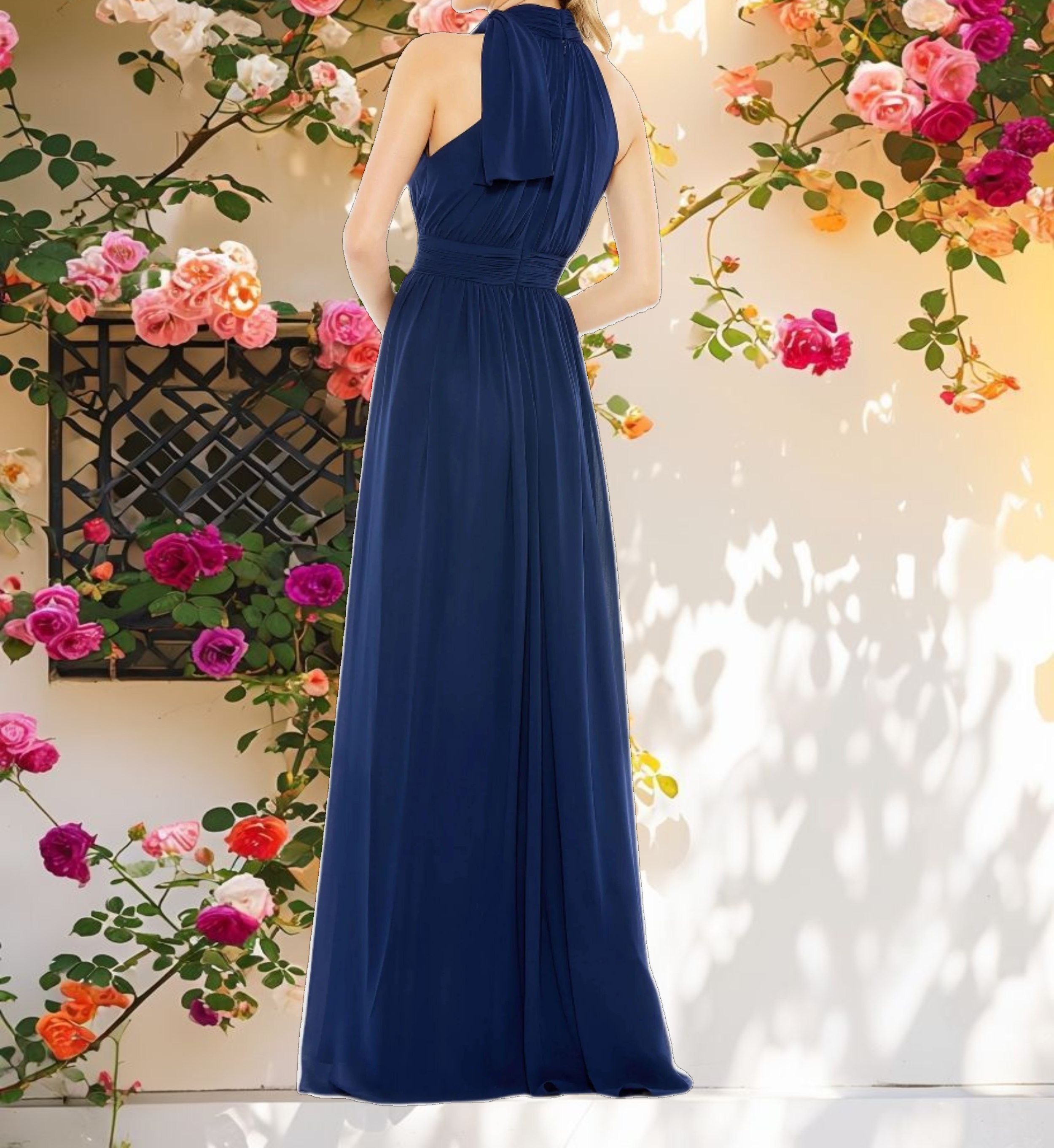 Elegant Chiffon Gown