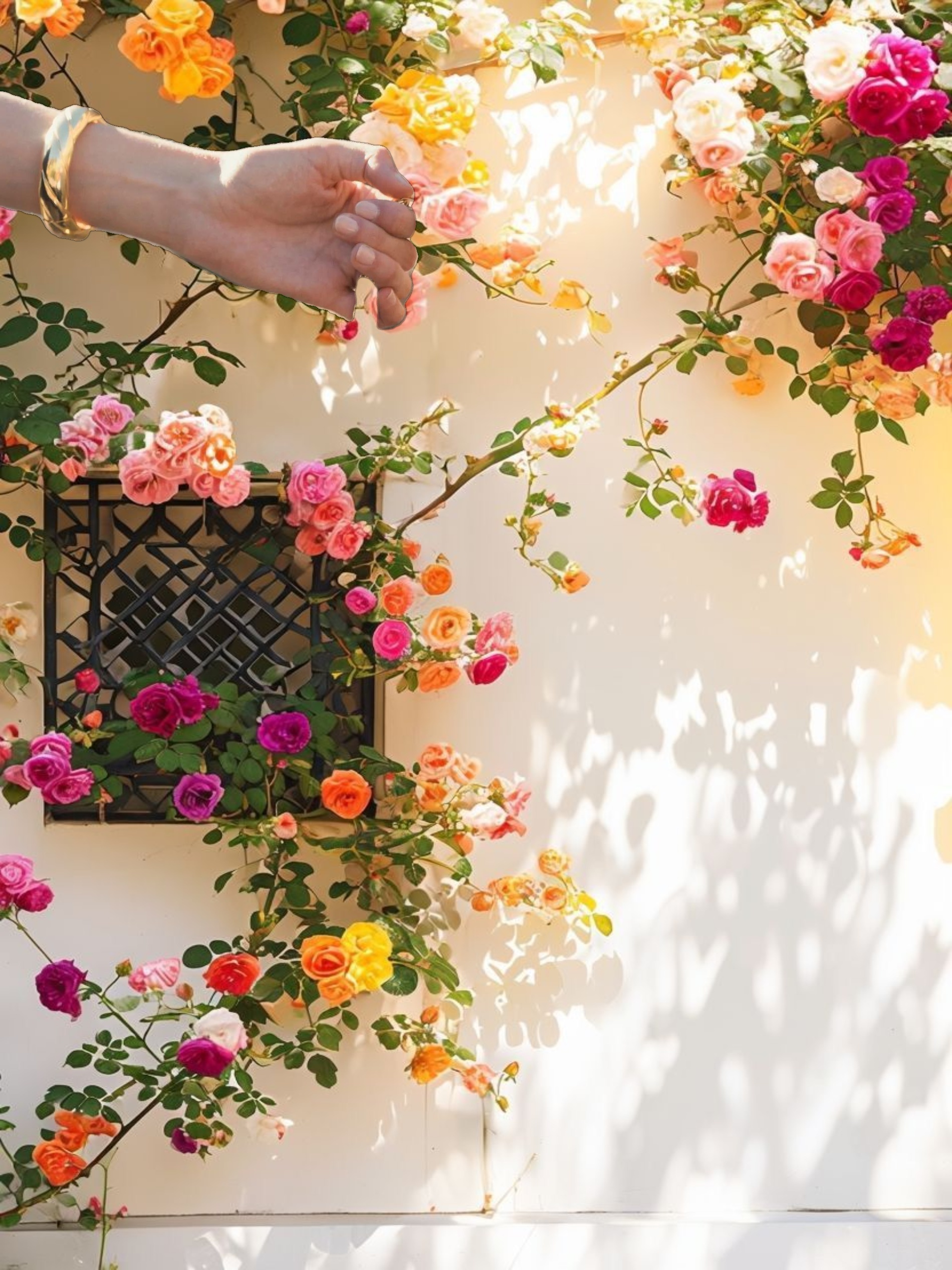 Black Crocodile Leather Shoulder Bag With Gold Hardware