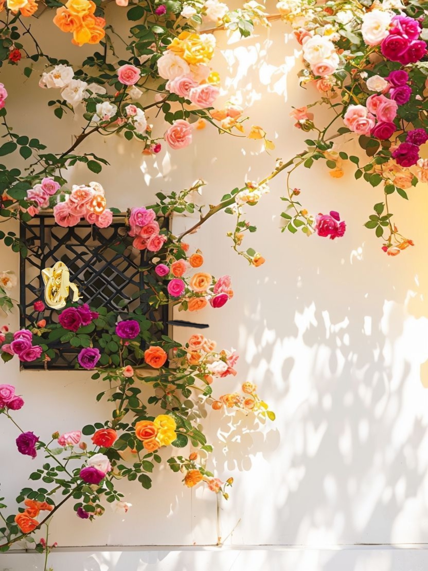 Gold Strap Small Black Nappa Leather Shoulder Bag