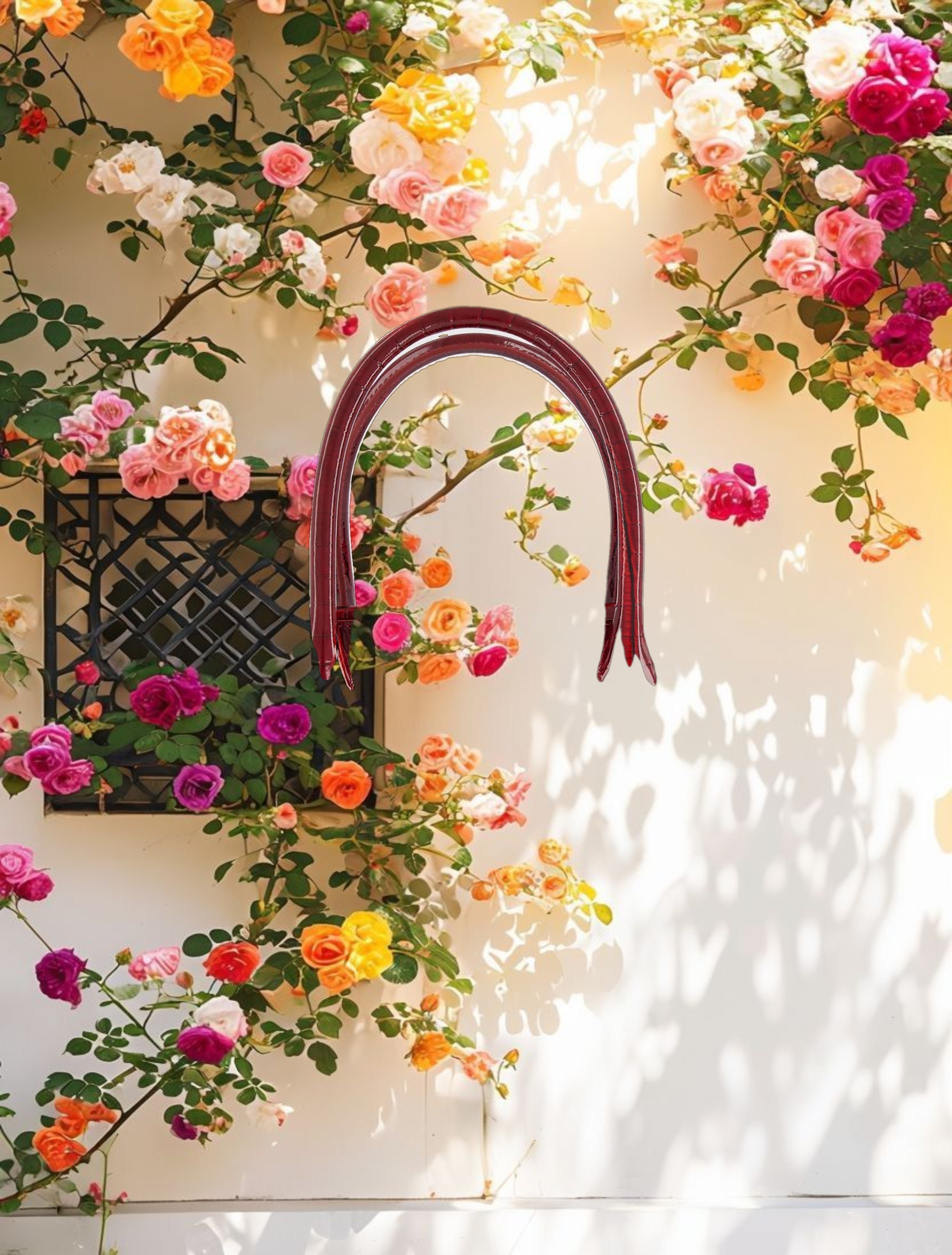 Crocodile Leather Tote Bag With Gold Hardware