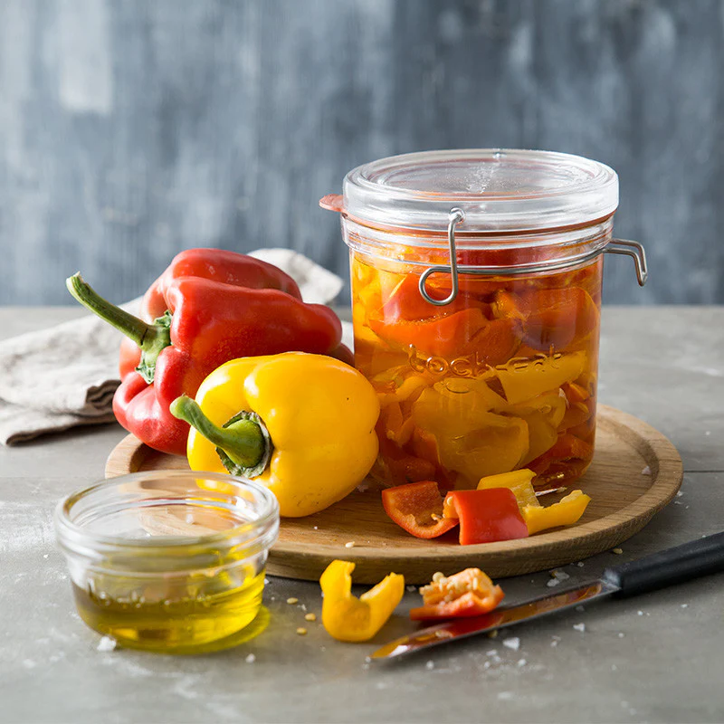 Italian Premium Canning & Food Jar XL | 25.25oz | Lock-Eat | 1 Piece