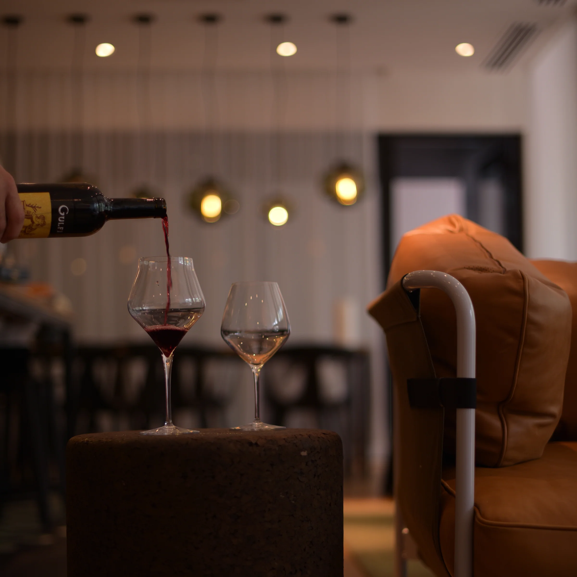 Supremo 22 oz Burgundy Red Wine Glasses (Set Of 2)