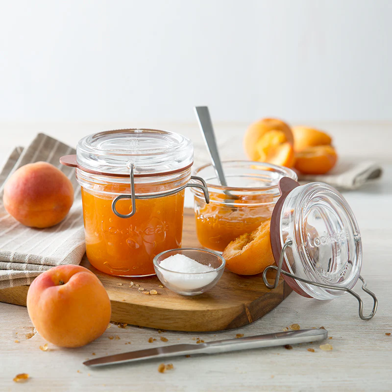 Italian Premium Canning & Food Jar | 6.75oz | Lock-Eat | Set of 6