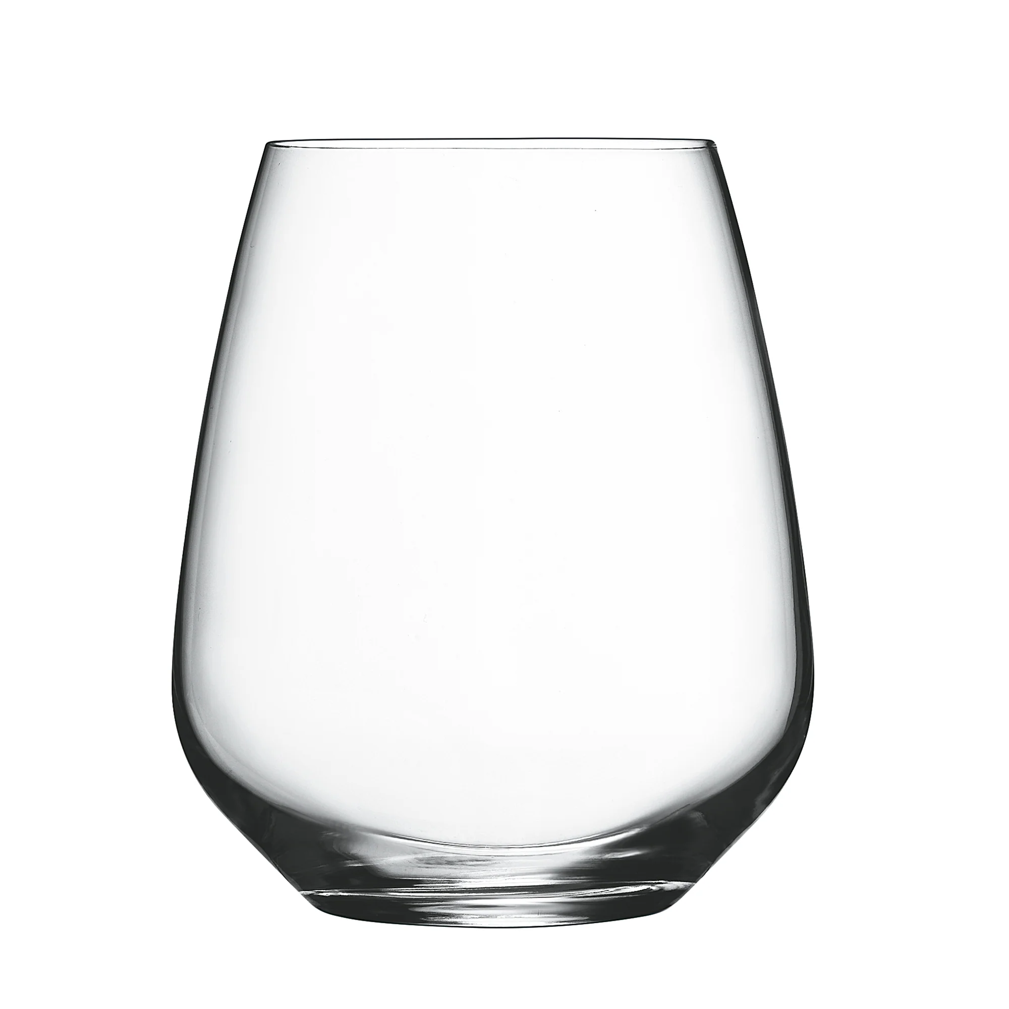 Italian Premium Stemless Wine Glasses | 23.25oz | Crescendo | Set of 4