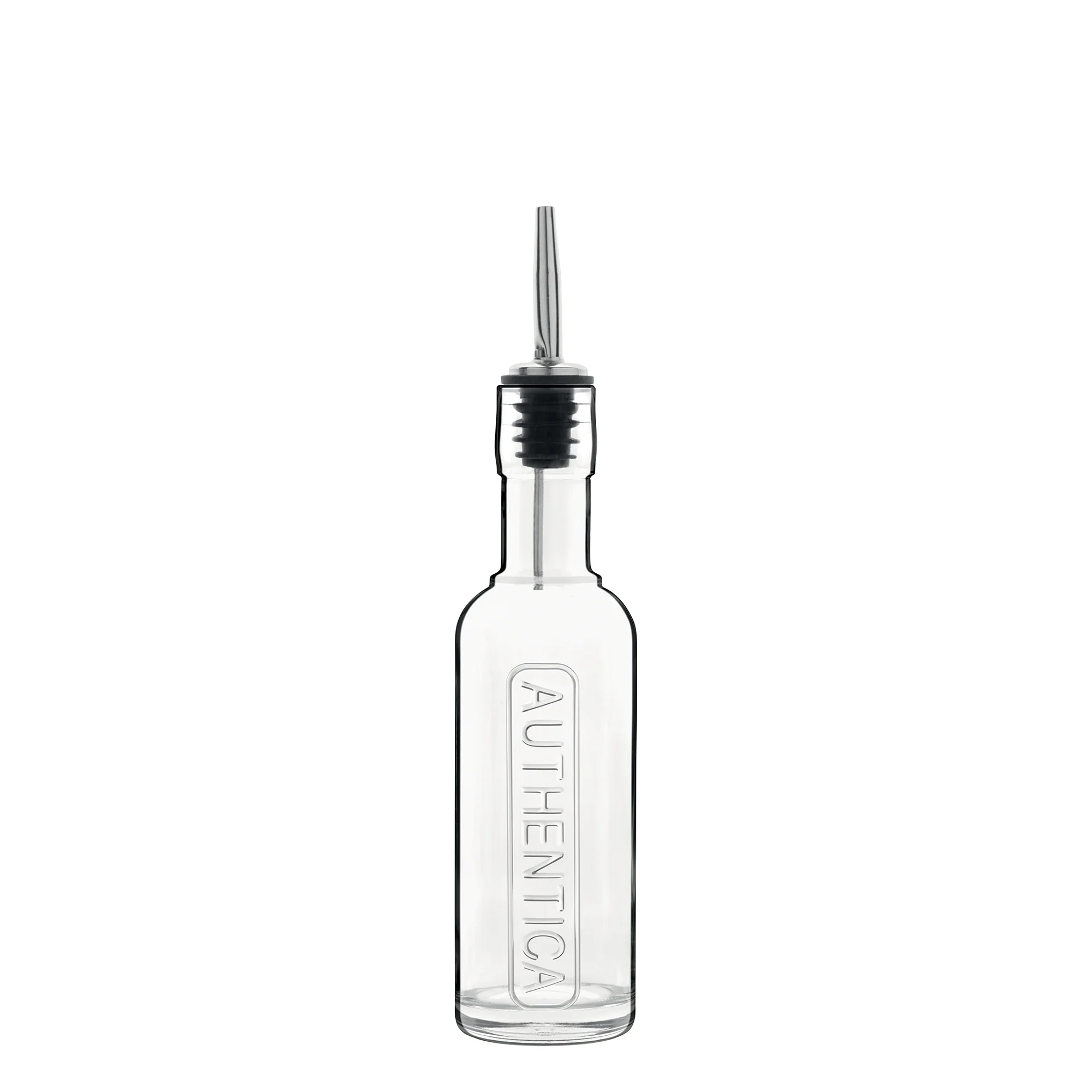 Optima 8.5 oz Authentica Bottle with Silicone / Stainless Steel Pourer (1 Piece)