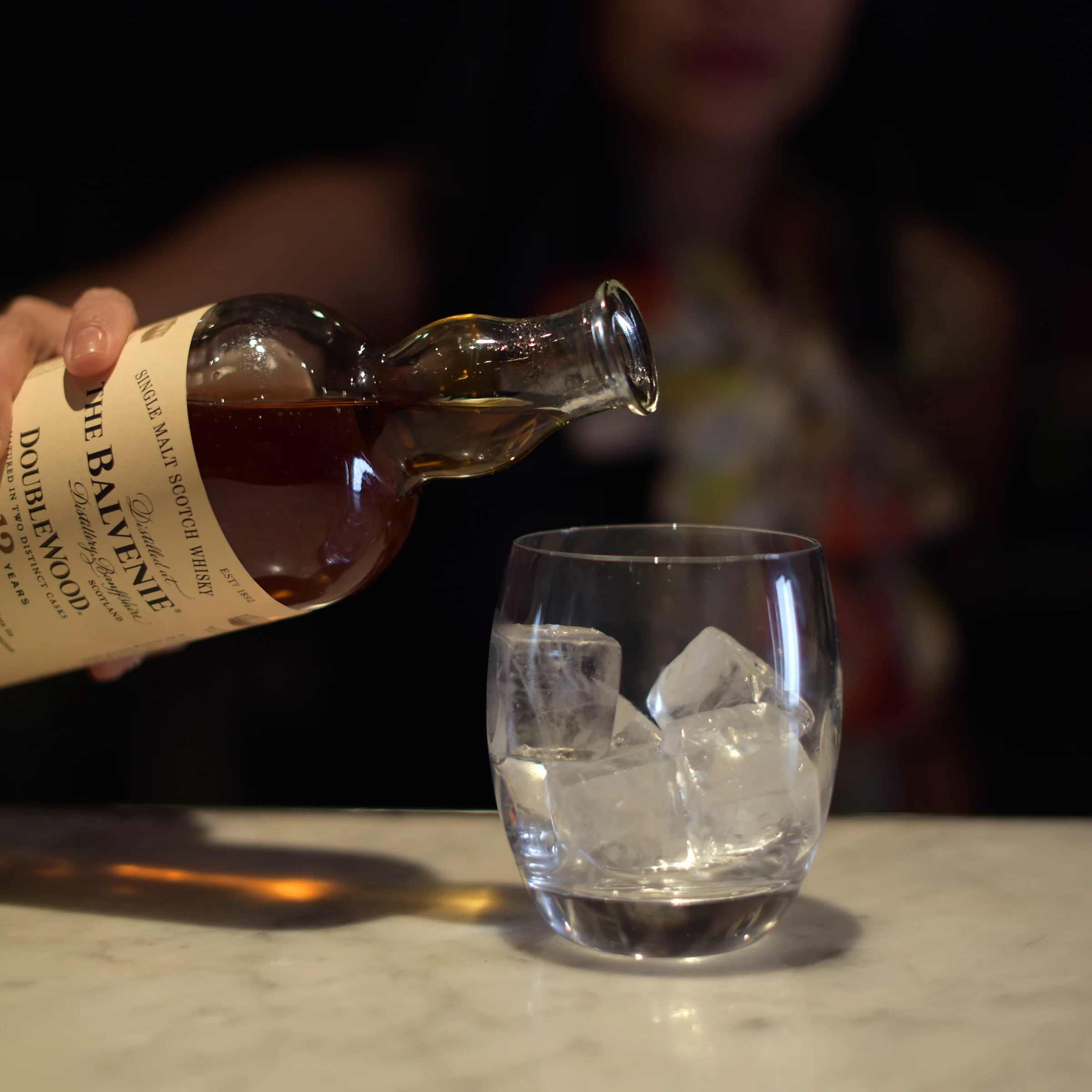 Italian Premium Whiskey Glasses | 15.5oz | Crescendo | Set of 4