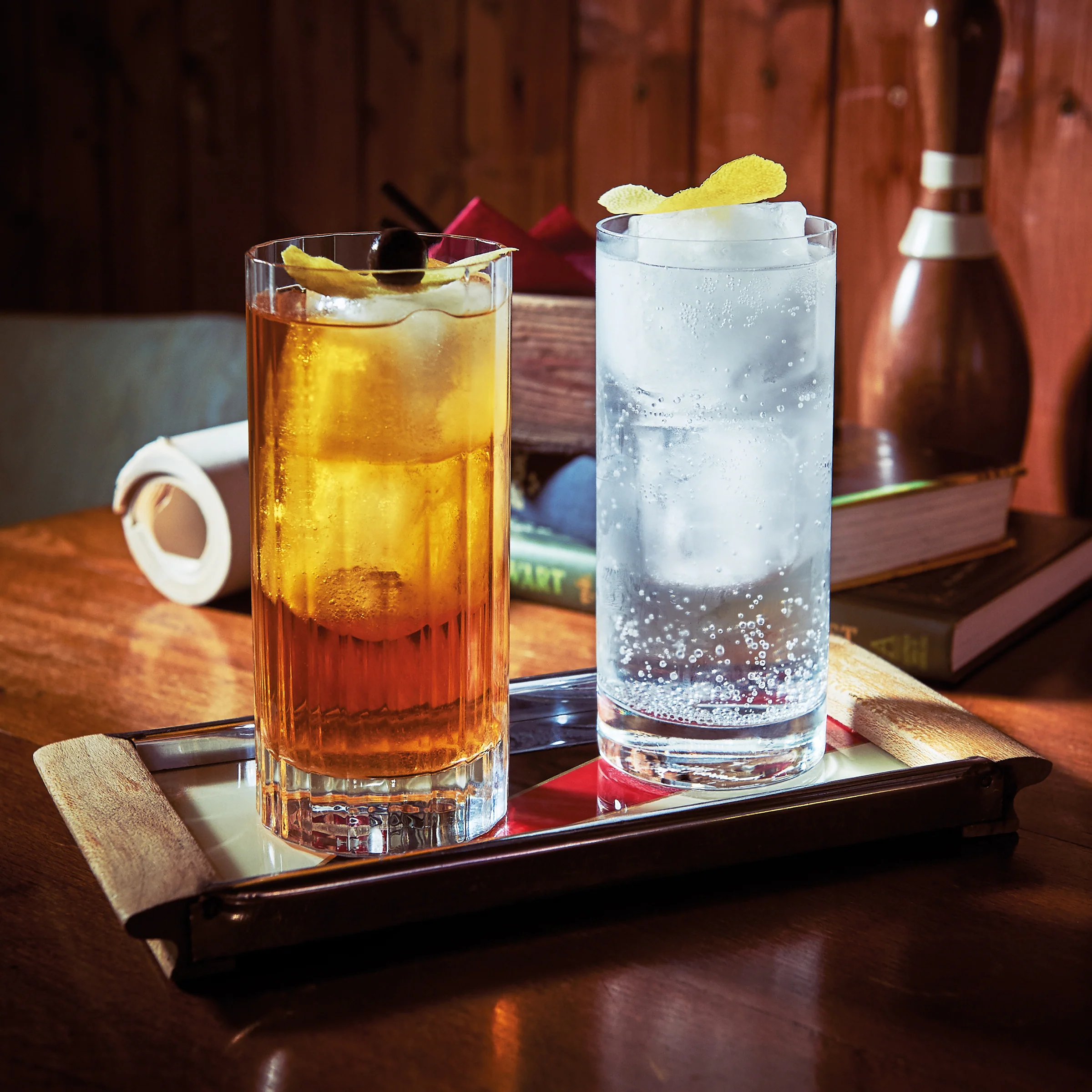 Italian Premium Highball Glasses | 16.25oz | Classico | Set of 4