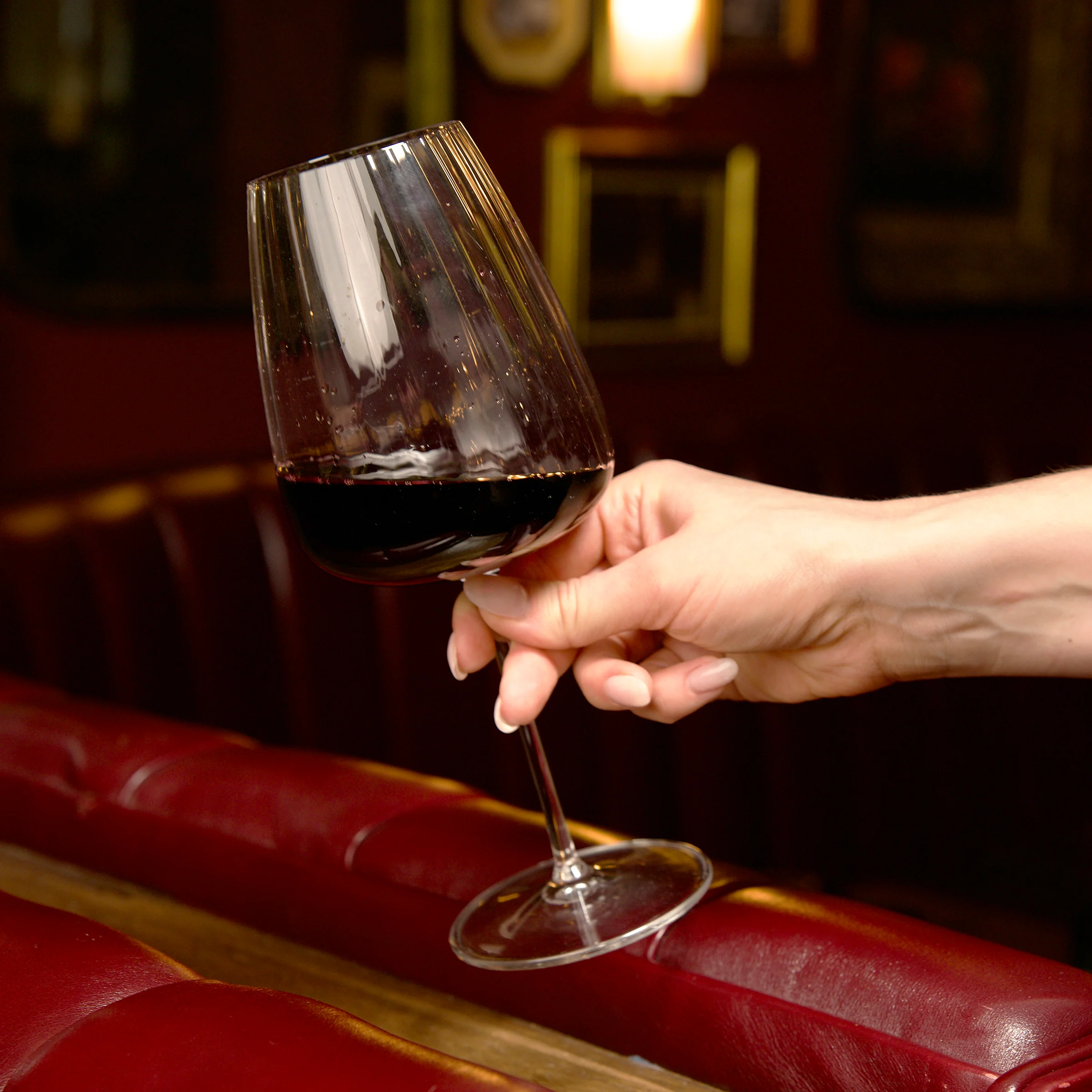 Optica 23.75 oz Bordeaux Red Wine Glasses (Set of 4)