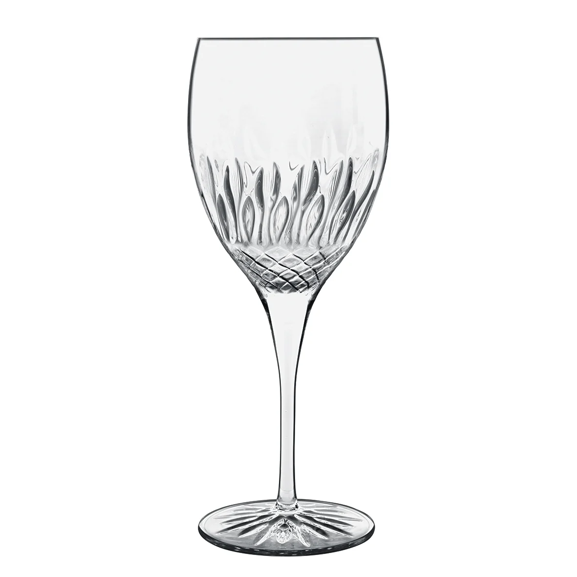 Italian Premium Chianti Red Wine Glasses | 17.5oz | Diamante | Set of 4